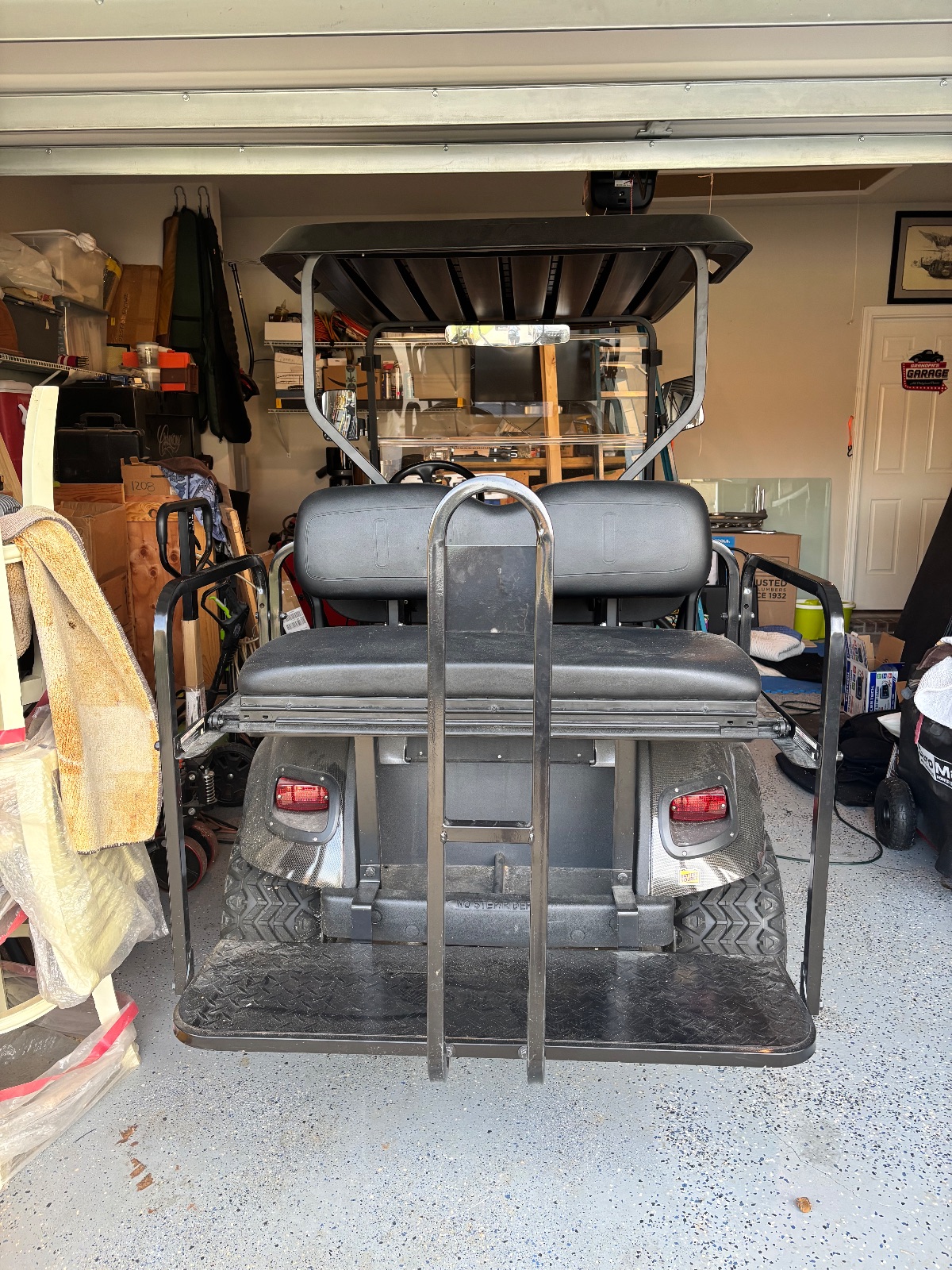 2016 EZ-GO 4-Seater Golf Cart - Like New Black with Canopy – Pensacola, FL, photo 4 of 6