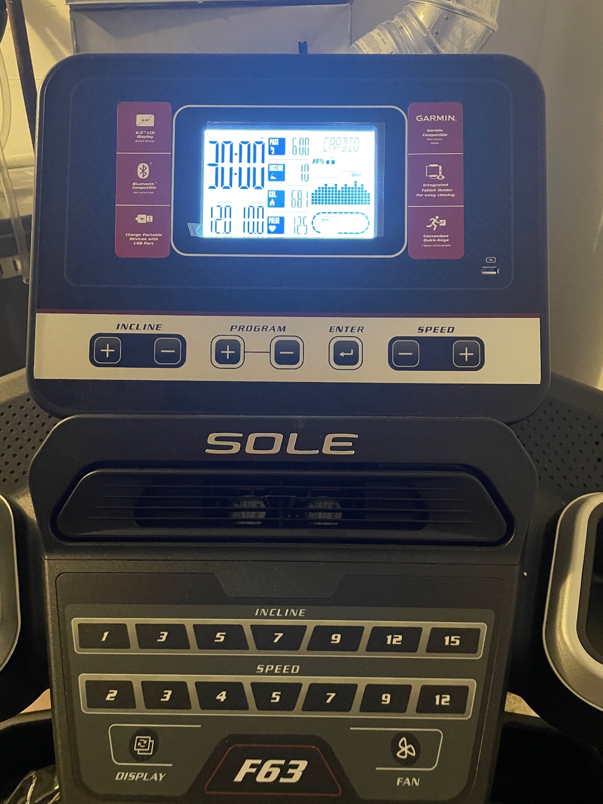 SOLE F63 Folding Treadmill - Excellent - 2024 - Bothell, WA, photo 4 of 4
