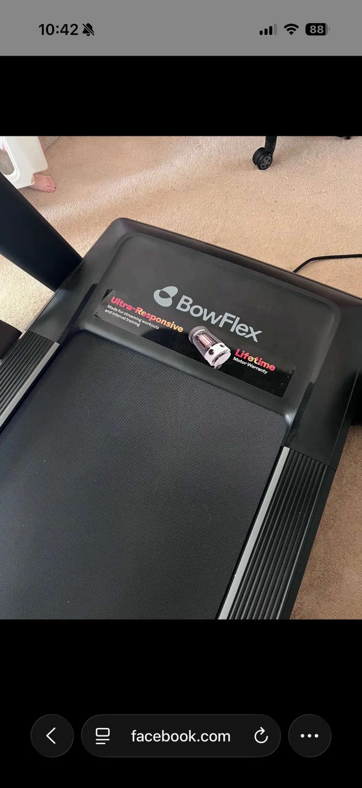BowFlex T6 Treadmill - Excellent - Santa Susana, CA, photo 3 of 3