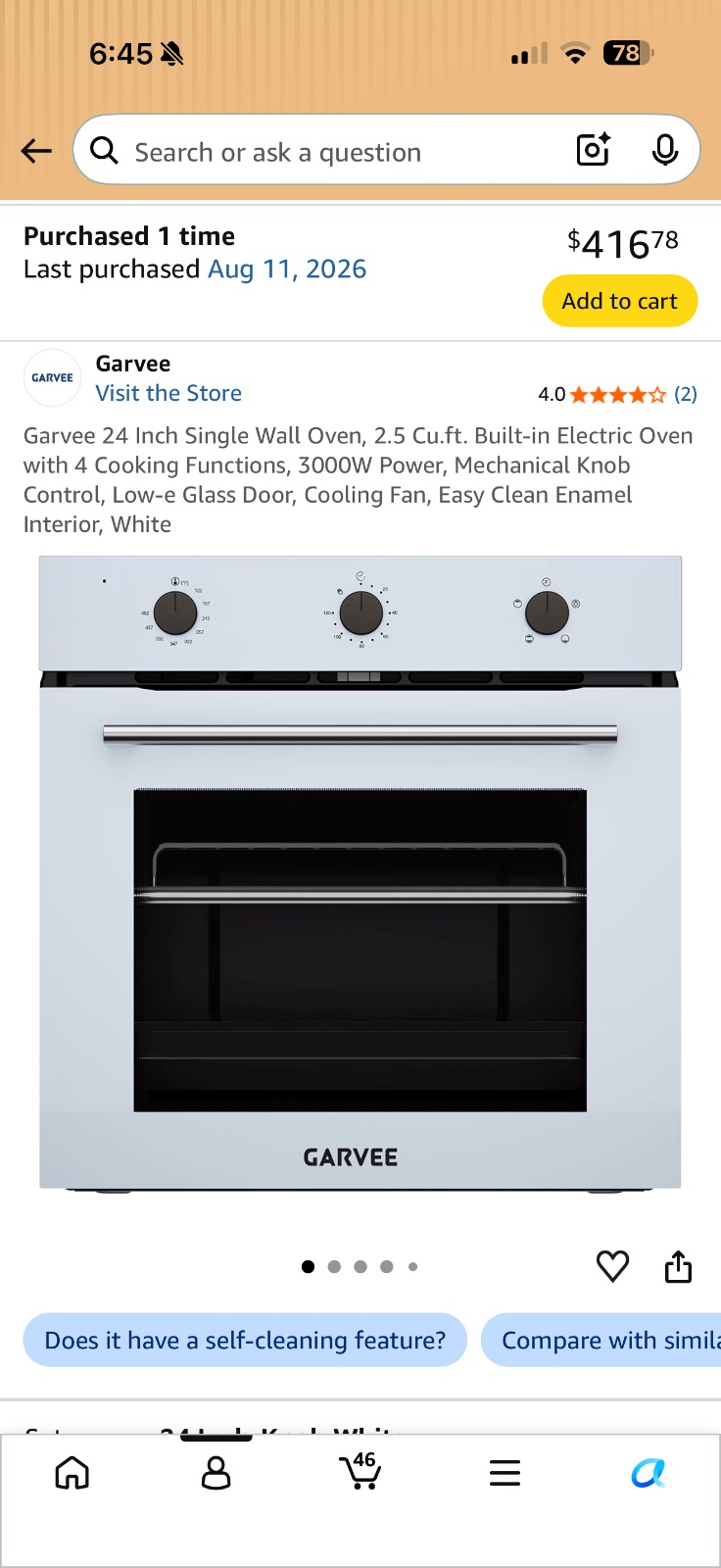 24 Inch Oven - New - Clarksville, TN, photo 3 of 3