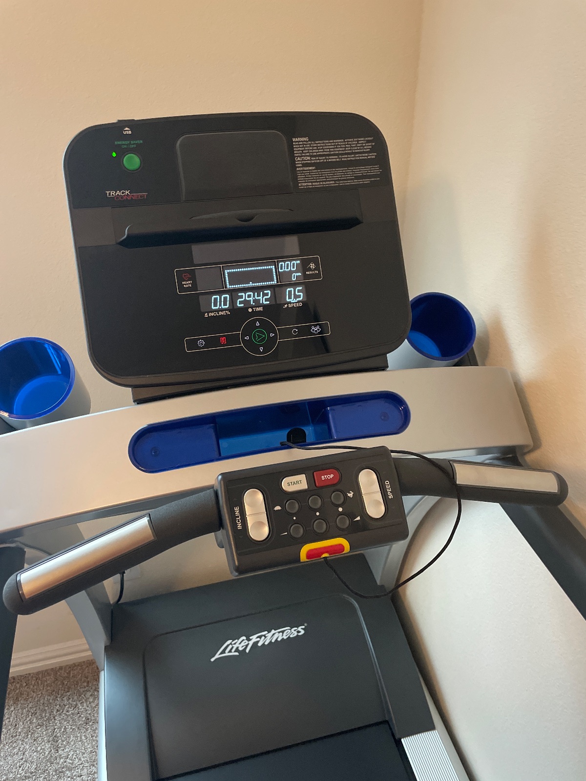 Life Fitness Commercial Treadmill - Excellent - 2021 - Melissa, TX, photo 2 of 6