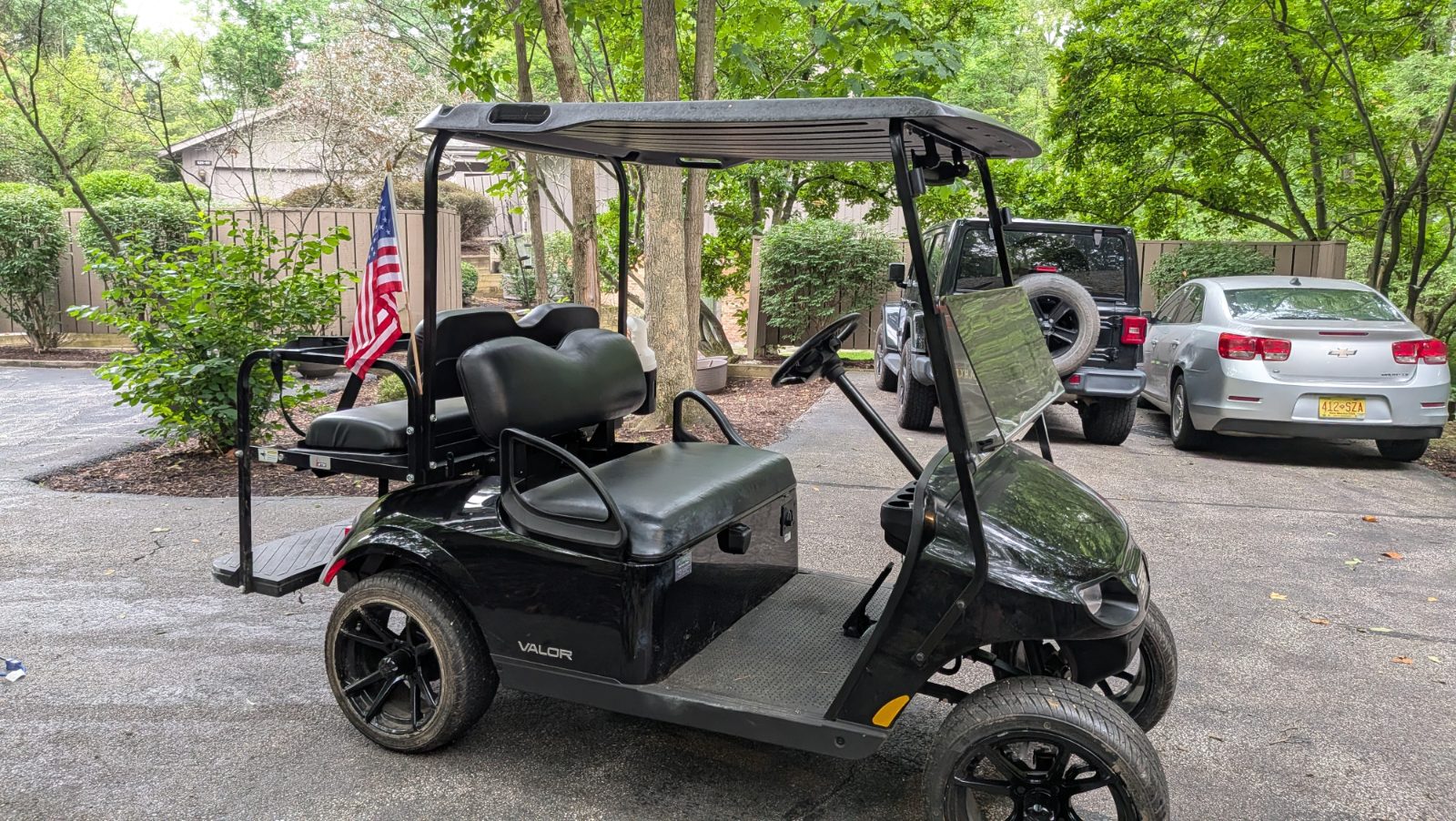 EZGO Black Golf Cart - Like New - Aurora, OH, photo 2 of 2