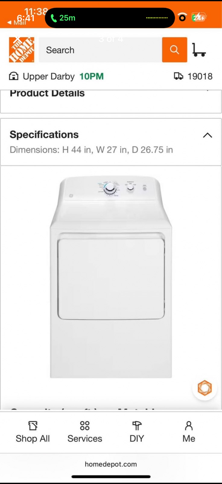 GE Top Load Washing Machine - Like New - Bristol, PA, photo 3 of 4