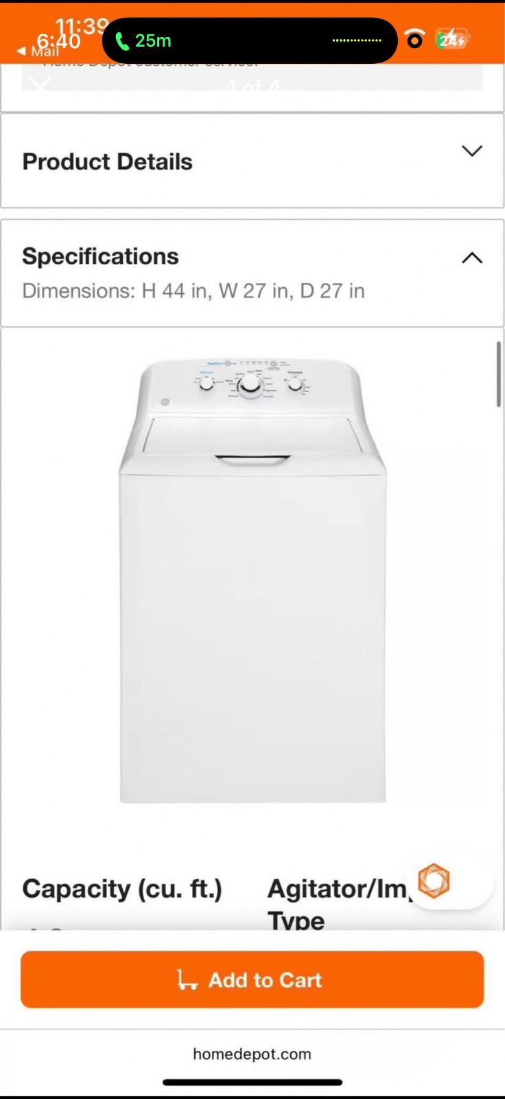 GE Top Load Washing Machine - Like New - Bristol, PA, photo 4 of 4