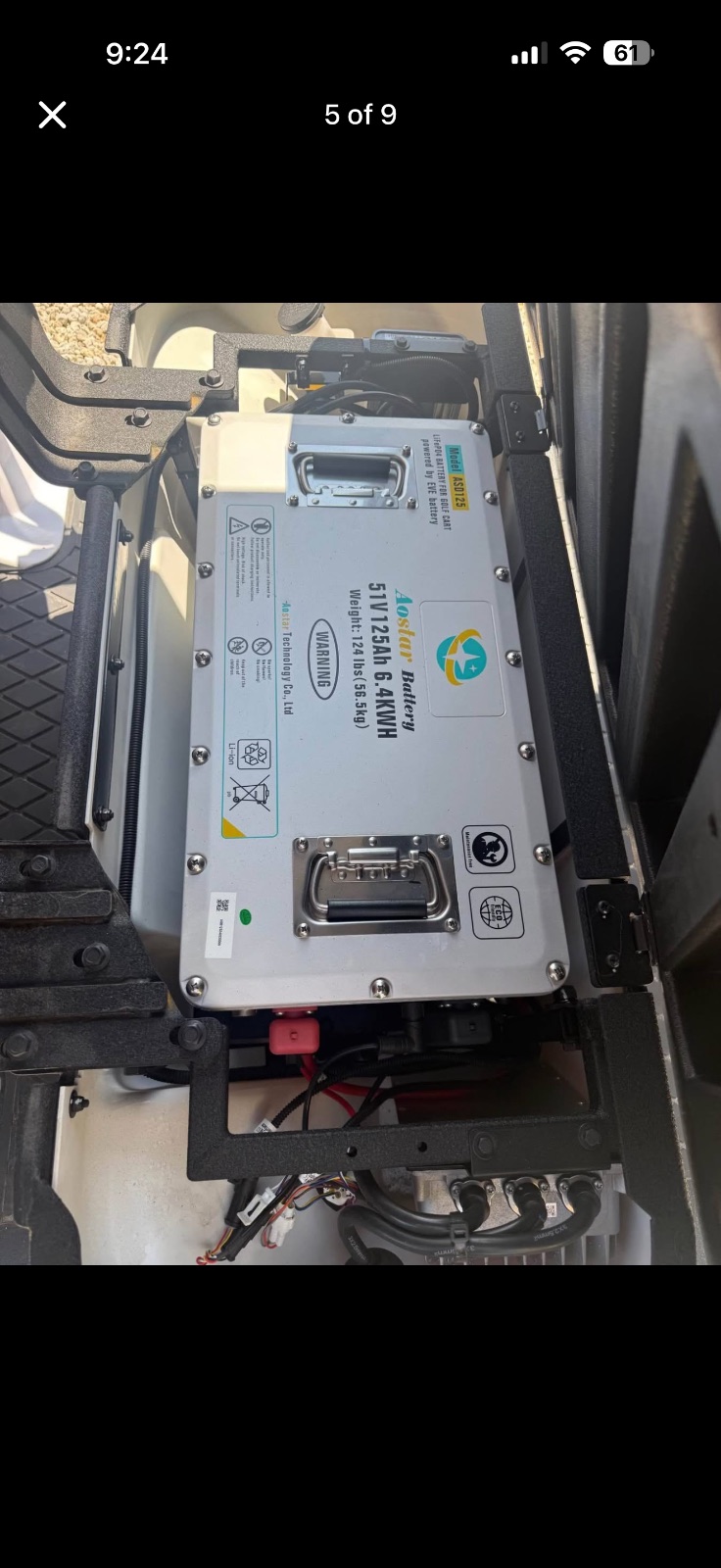 Sierra 4 Seater LSV Golf Cart Lithium Battery on It - Like New - 2025 - Key Largo, FL, photo 5 of 9
