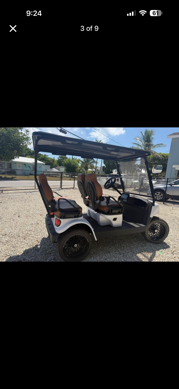 Sierra 4 Seater LSV Golf Cart Lithium Battery on It - Like New - 2025 - Key Largo, FL, photo 7 of 9