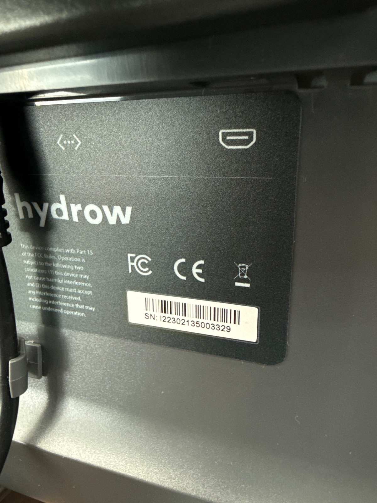 Hydrow Rower Large Screen - Like New - 2023 - Baltimore, MD, photo 5 of 7