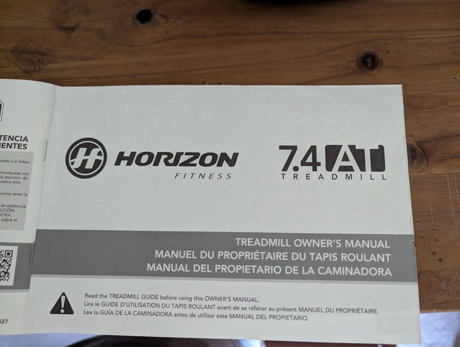 Horizon 7.4AT Treadmill - Excellent - 2021 - St. Augustine, FL, photo 3 of 6