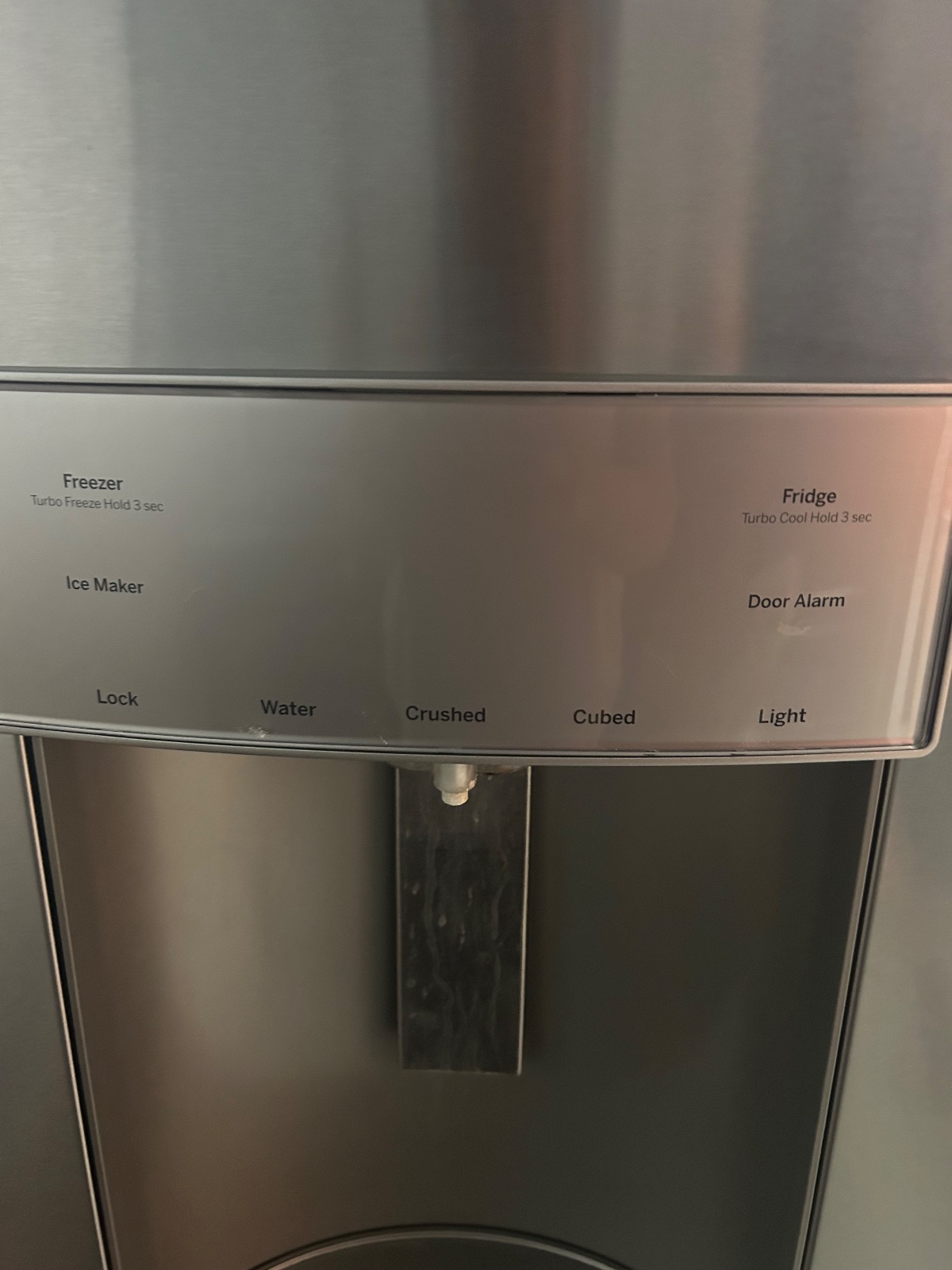 GE French Door Refrigerator with Bottom Freezer - Like New - Lake Forest, CA, photo 2 of 8
