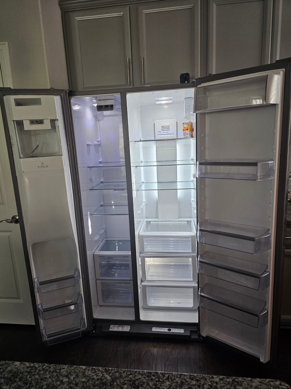 Whirlpool Side-by-Side Refrigerator - Fair - 2019 - Lucas, TX, photo 2 of 3