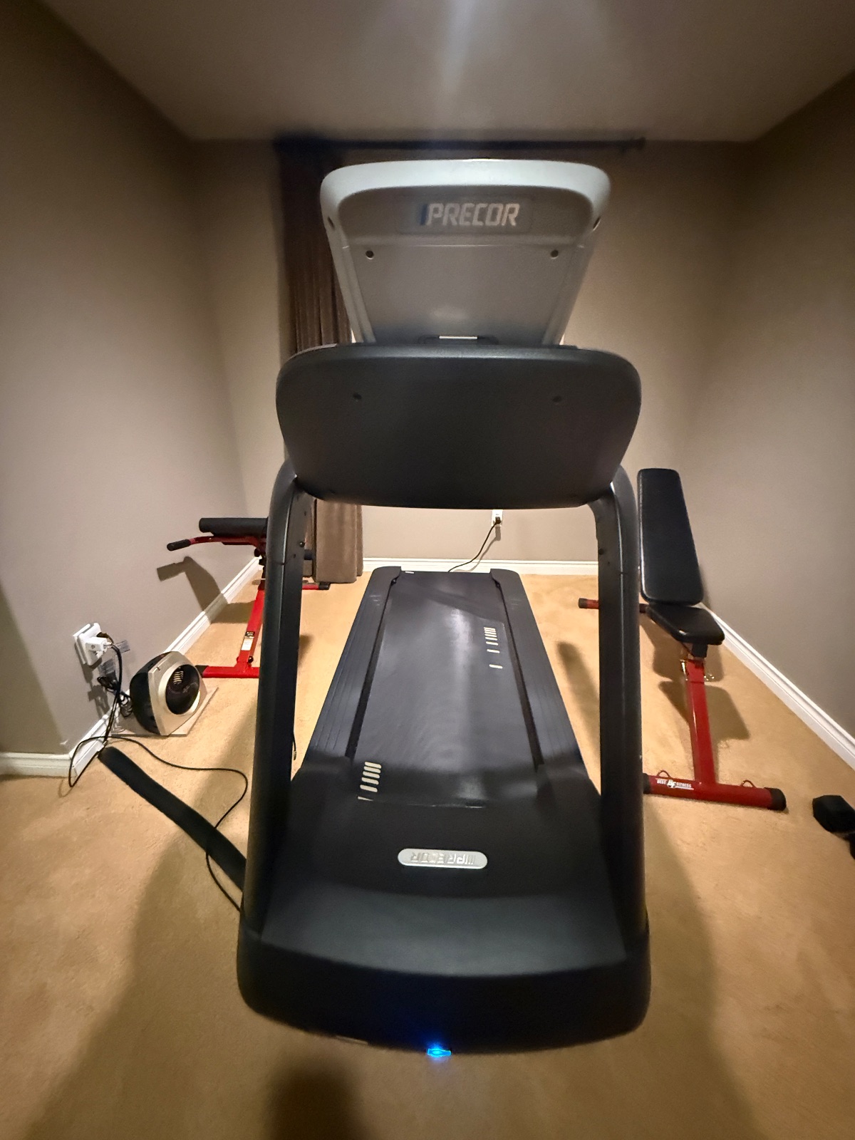 Precor TRM 800-Series Treadmill, Includes Mat - Good - 2021 - Bonney Lake, WA, photo 2 of 4