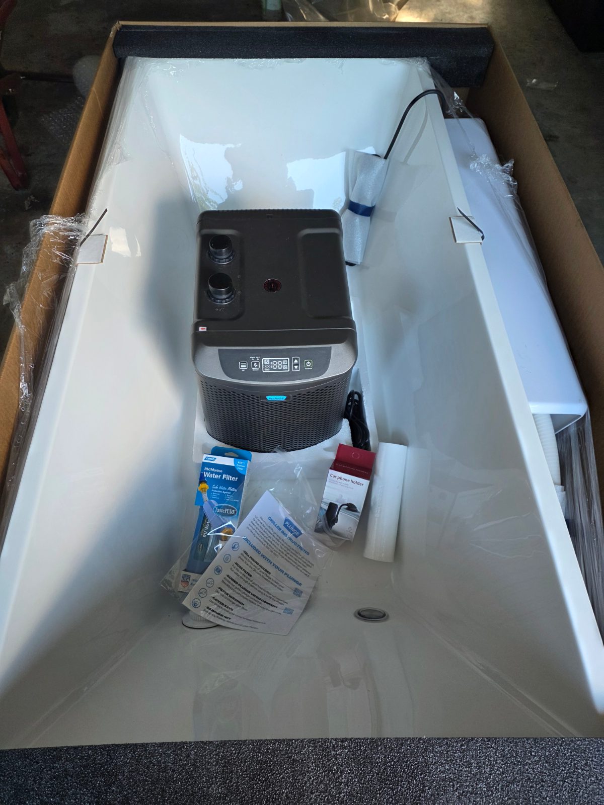Acrylic Cold Plunge Tub 1 Person Capacity - New - 2021 - Indianapolis, IN, photo 2 of 3