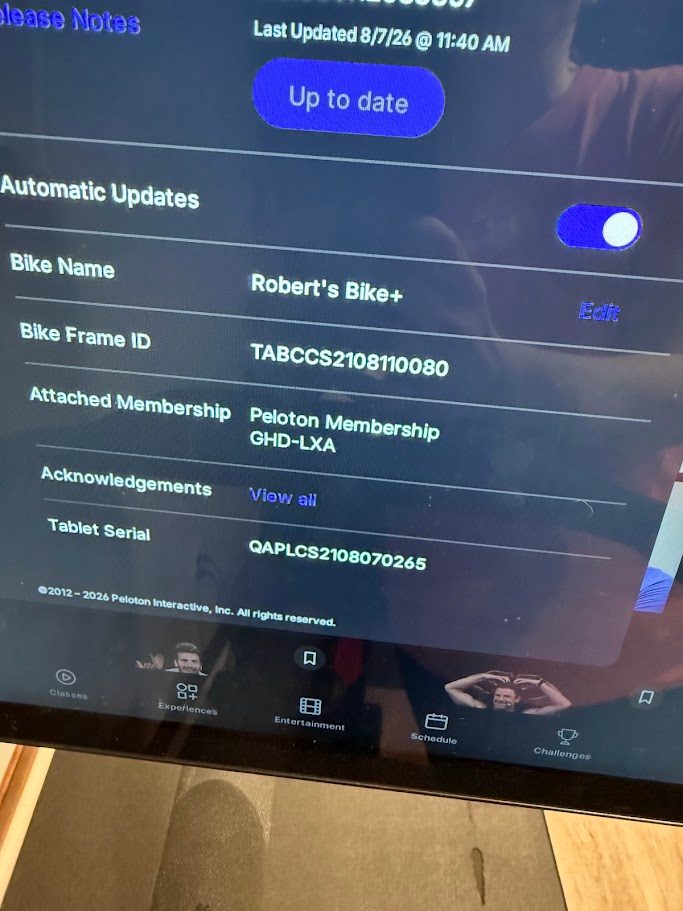 Peloton Bike+, Includes Mat and Cushion - Very Good - 2021 - Towson, MD, photo 3 of 4