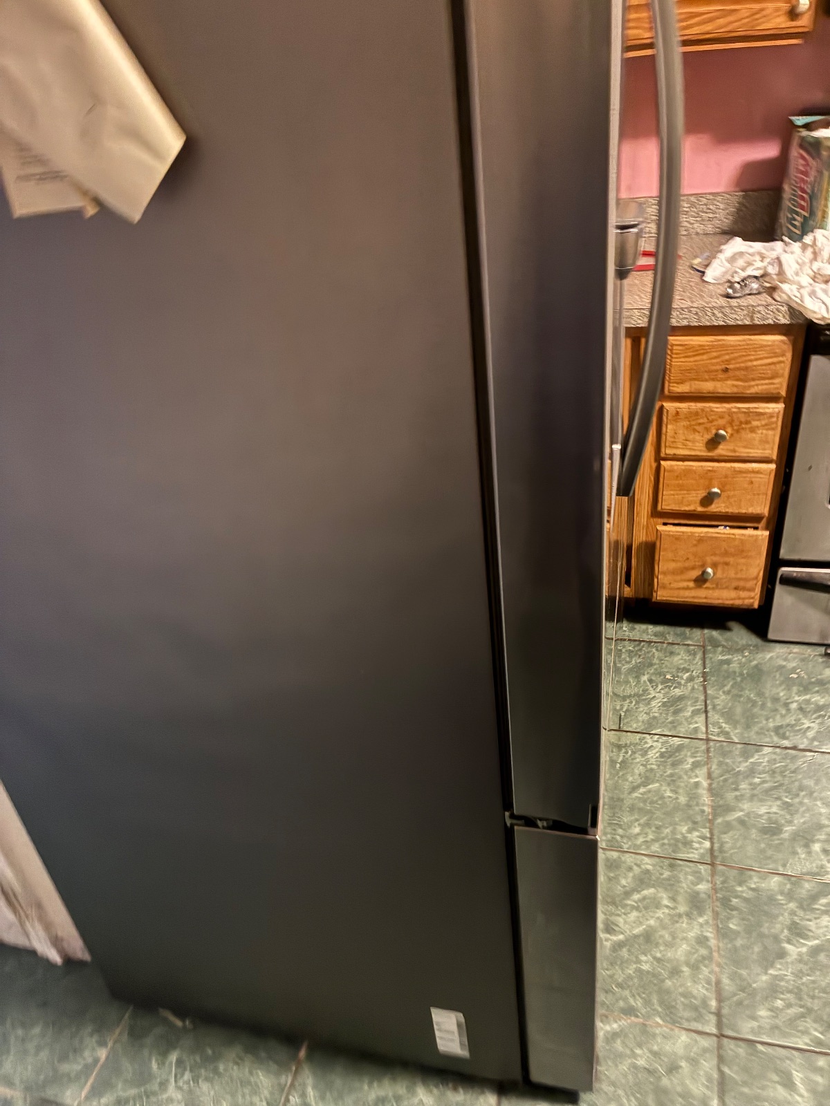Samsung Stainless Steel French Door Refrigerator, Ice Maker and Dispenser - Fair - Rocky Hill, CT, photo 6 of 6
