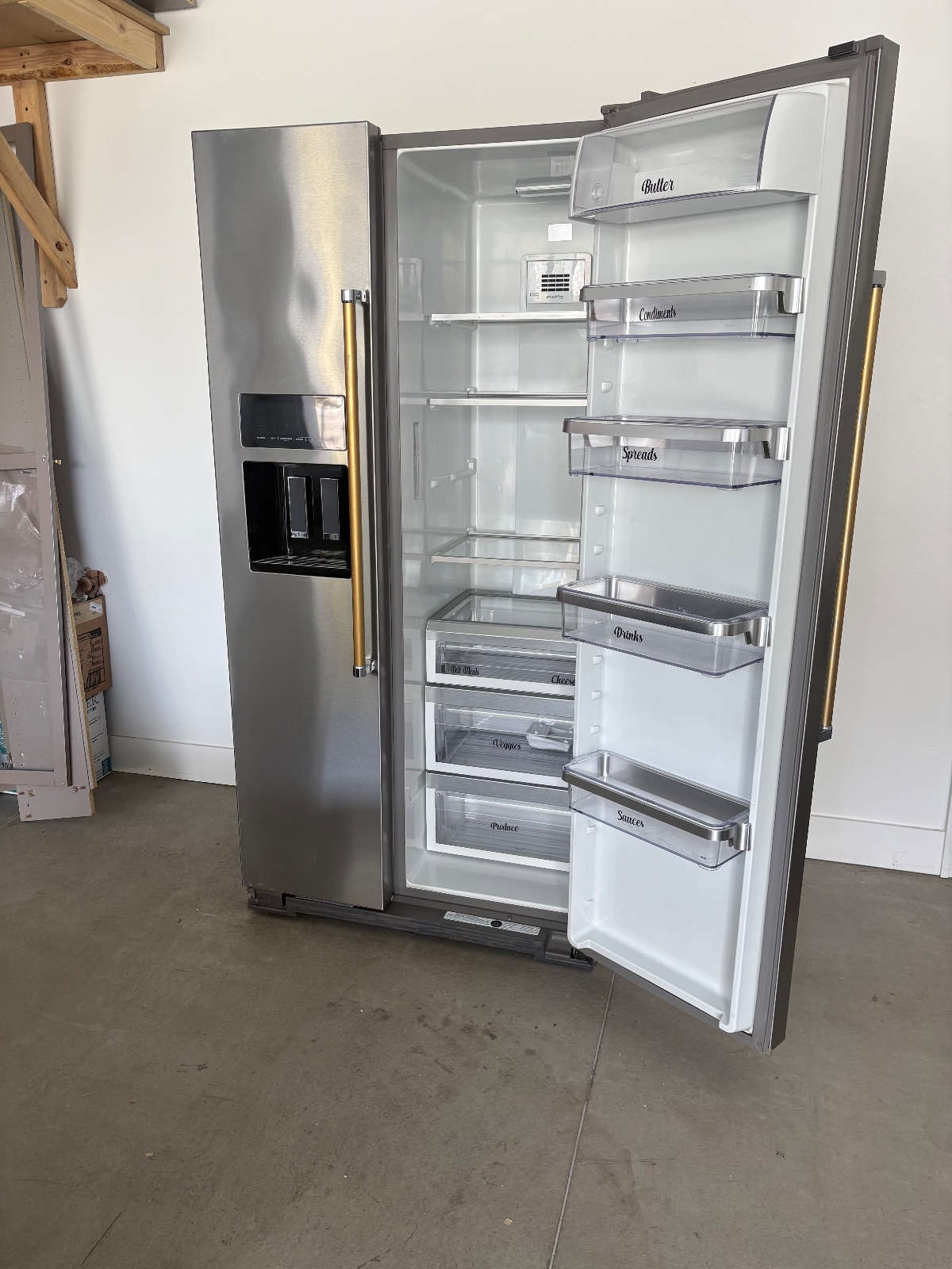KitchenAid Side-by-Side Refrigerator, 24.8 Cu Ft Stainless - Good - Syracuse, UT, photo 4 of 12
