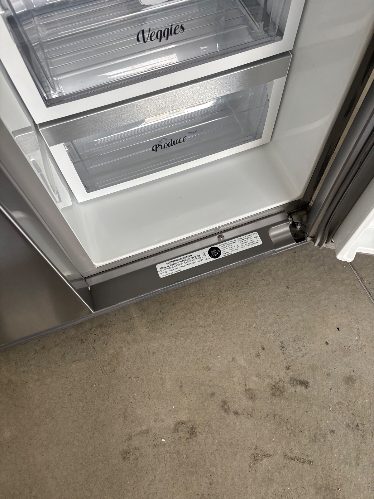 KitchenAid Side-by-Side Refrigerator, 24.8 Cu Ft Stainless - Good - Syracuse, UT, photo 8 of 12