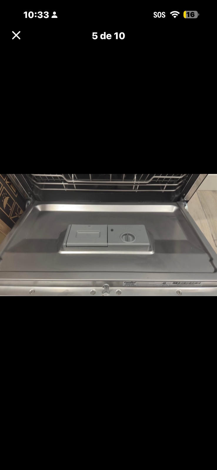 Comfee Portable Dishwasher, Black Finish - New, photo 4 of 9