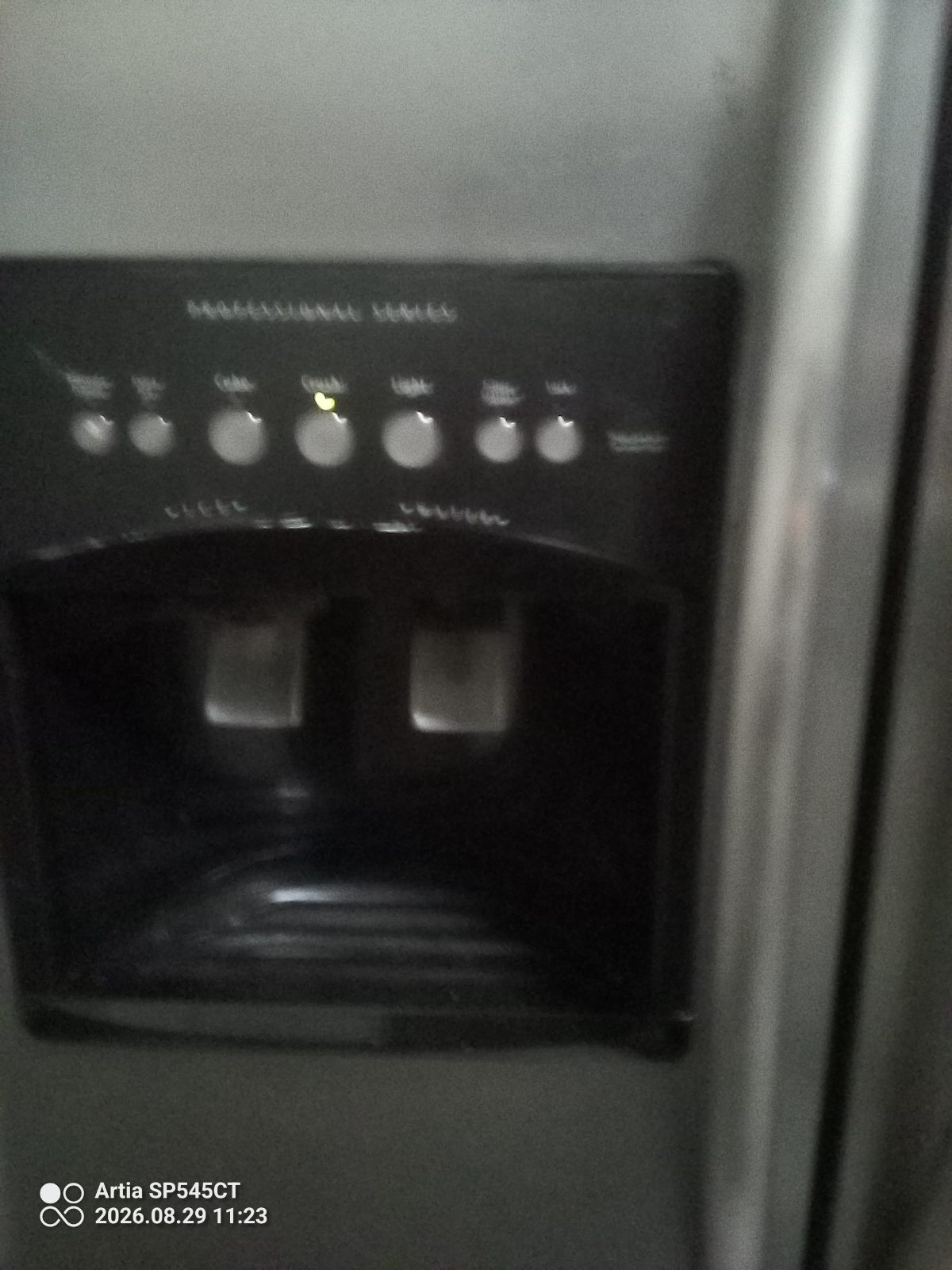 Frigidaire Stainless Steel Refrigerator, Side-by-Side with Dispenser - Good - Villa Park, CA, photo 3 of 4