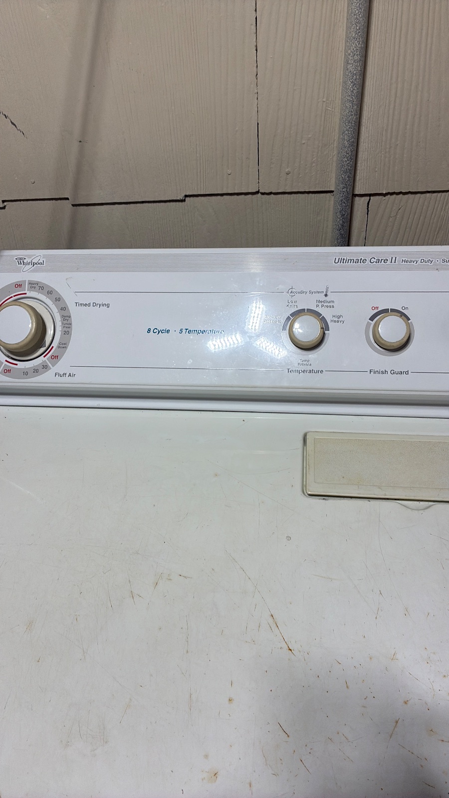 Whirlpool Top Load Washer Dryer Set Heavy Duty - Fair - Umatilla, FL, photo 3 of 6