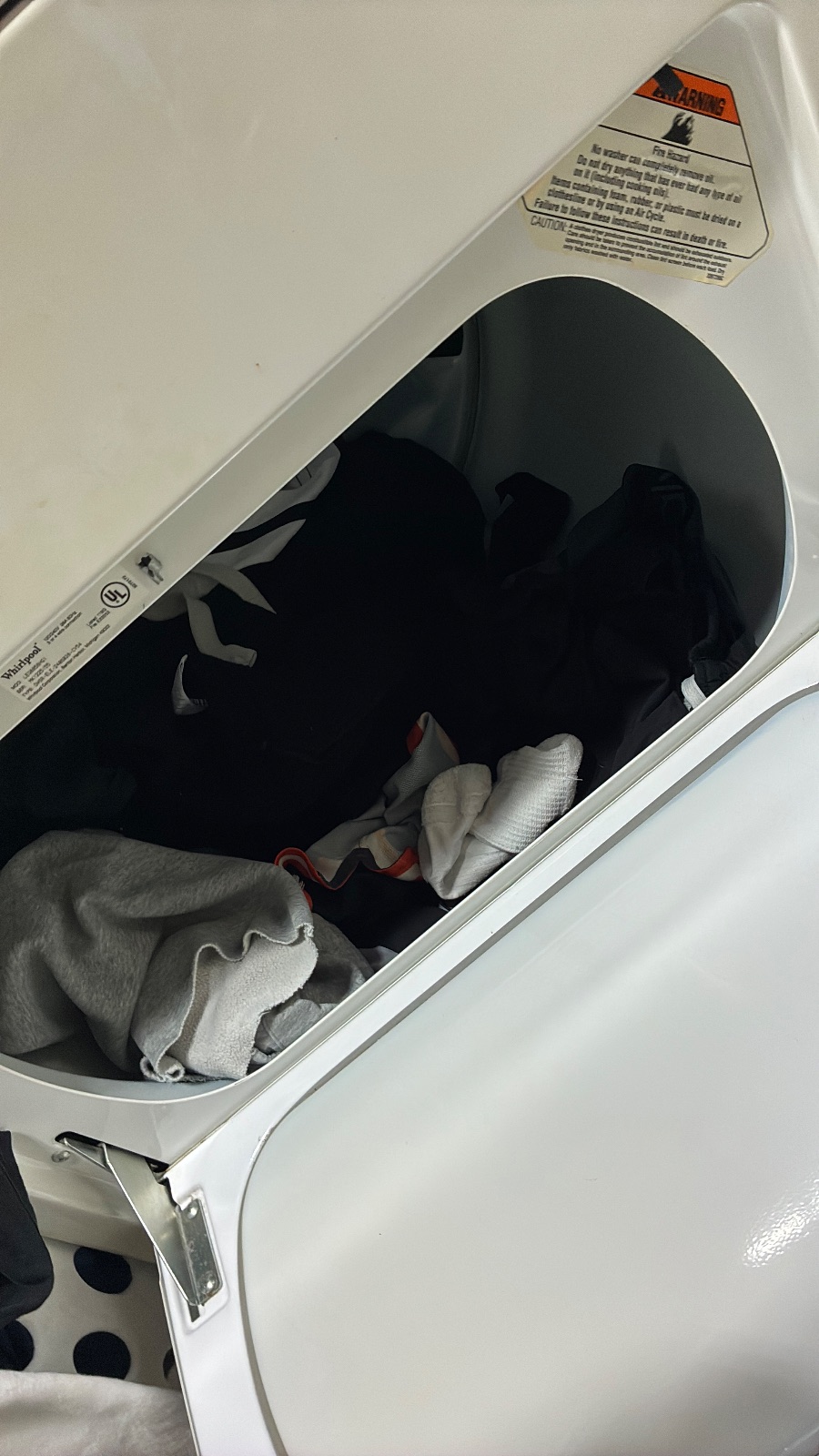 Whirlpool Top Load Washer Dryer Set Heavy Duty - Fair - Umatilla, FL, photo 5 of 6