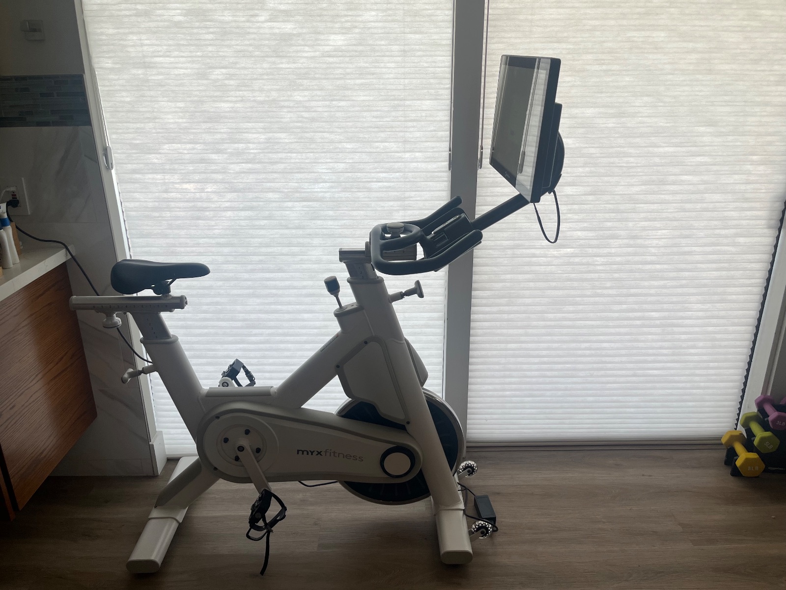 Bodi MYX Fitness Bike, 21.5” Touch Screen, 360 Swivel- Like New – Claremont, CA, photo 2 of 8