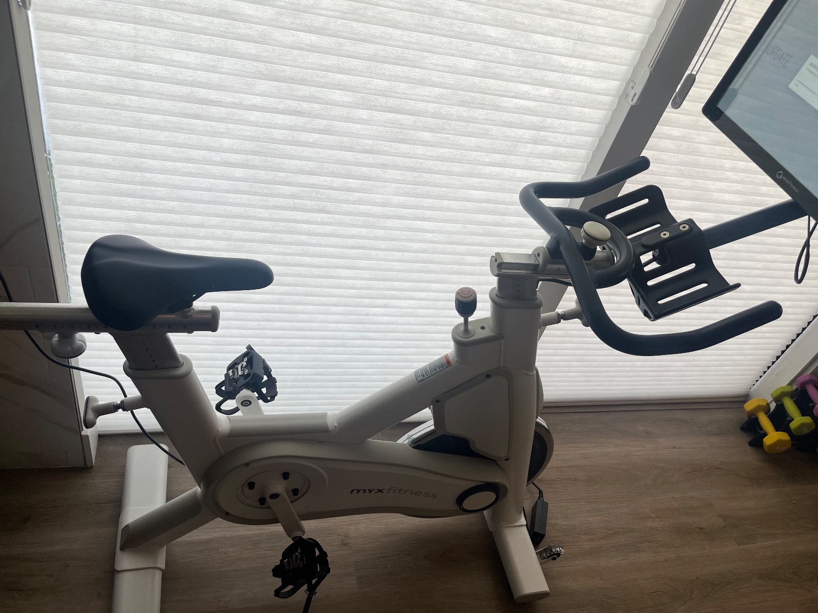 Bodi MYX Fitness Bike, 21.5” Touch Screen, 360 Swivel- Like New – Claremont, CA, photo 3 of 8