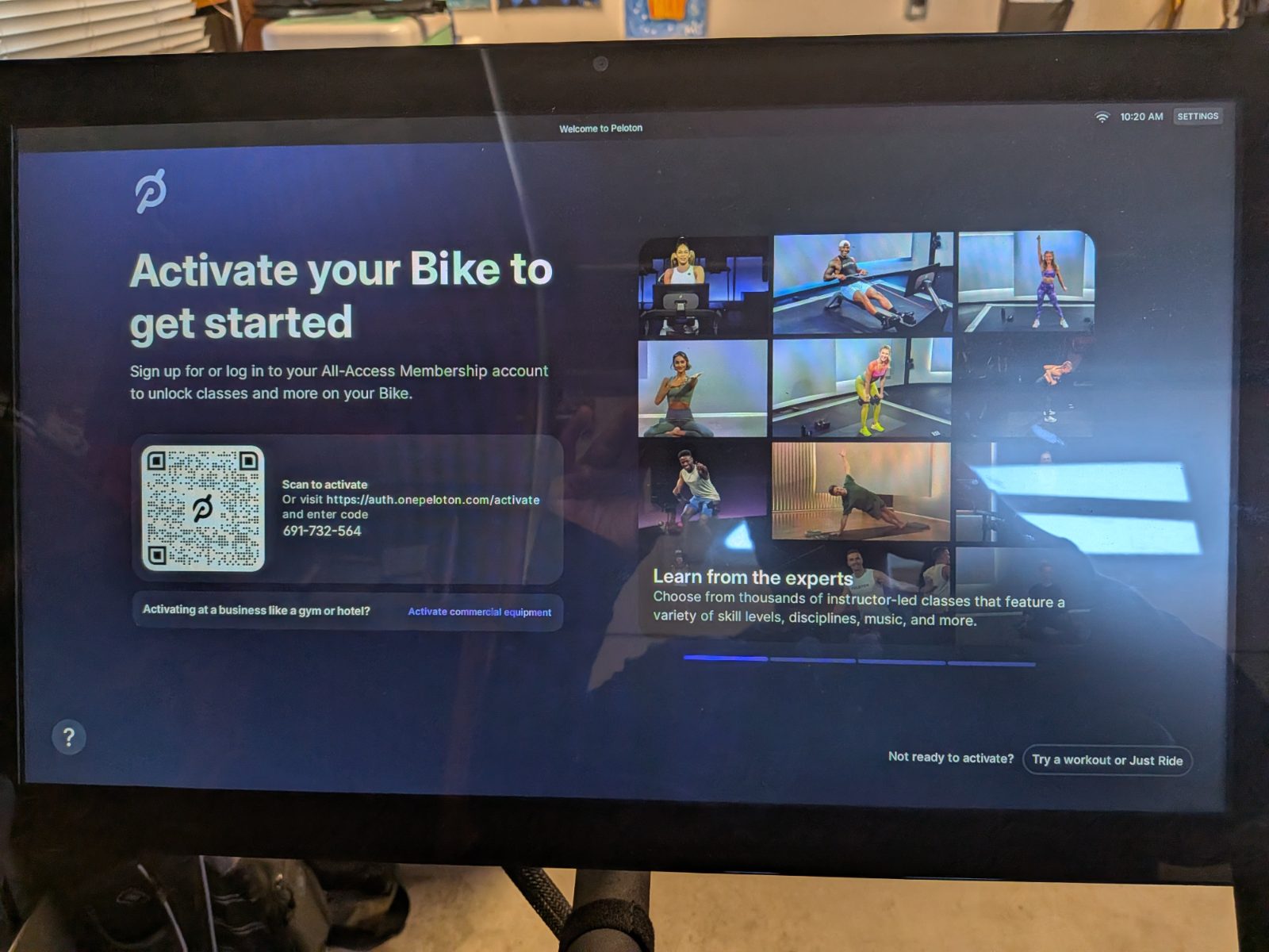 Peloton Bike - Good - 2021 - Foster City, CA, photo 2 of 4