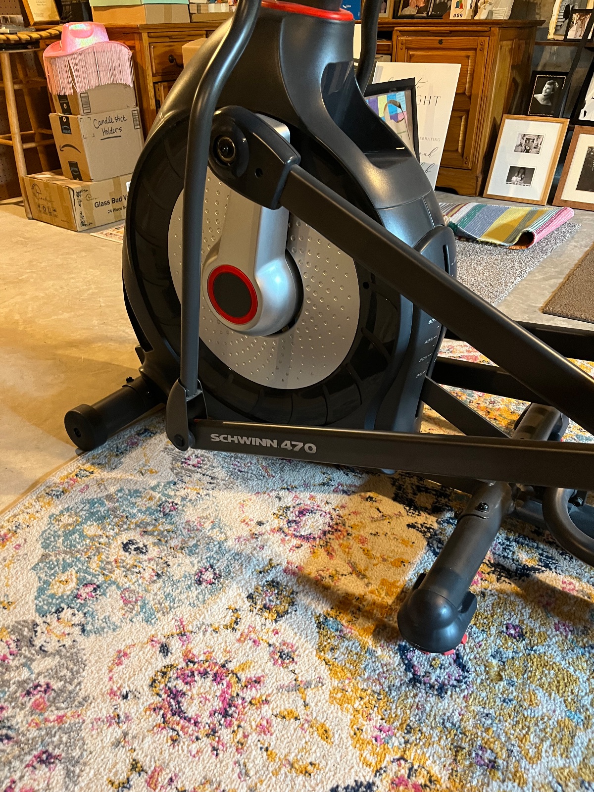 Schwinn 470 Elliptical, Adjustable Resistance and Stride - Like New - 2018 - McFarland, WI, photo 8 of 11