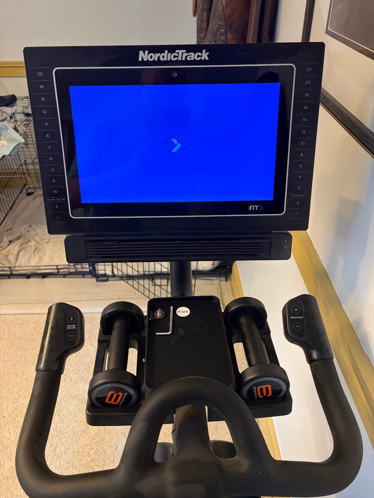 NordicTrack S15i Spin Bike, Digital Display - Good - Purcellville, VA, photo 2 of 9