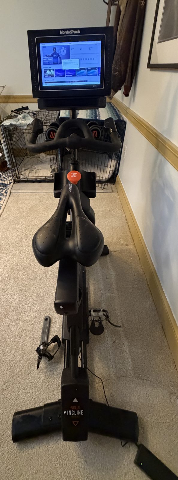 NordicTrack S15i Spin Bike, Digital Display - Good - Purcellville, VA, photo 5 of 9