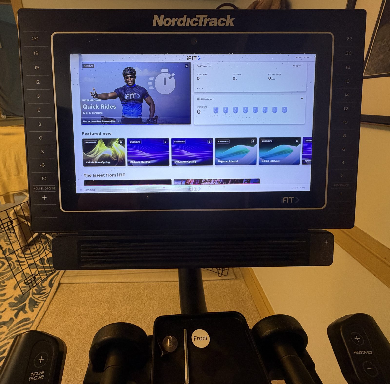 NordicTrack S15i Spin Bike, Digital Display - Good - Purcellville, VA, photo 7 of 9