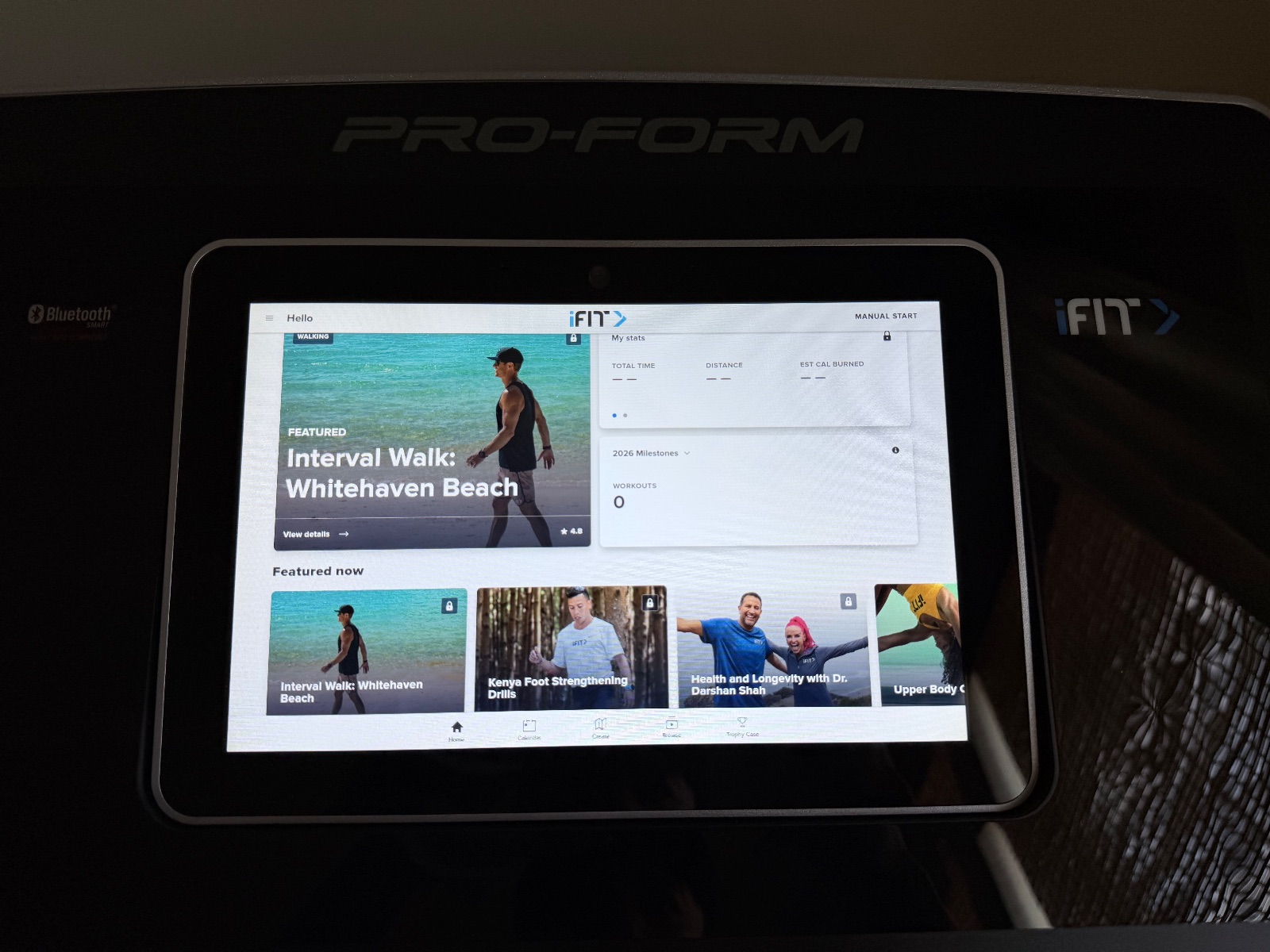 ProForm Folding Treadmill, iFit and Fan - Excellent - 2021 - Fairfax, VA, photo 2 of 8