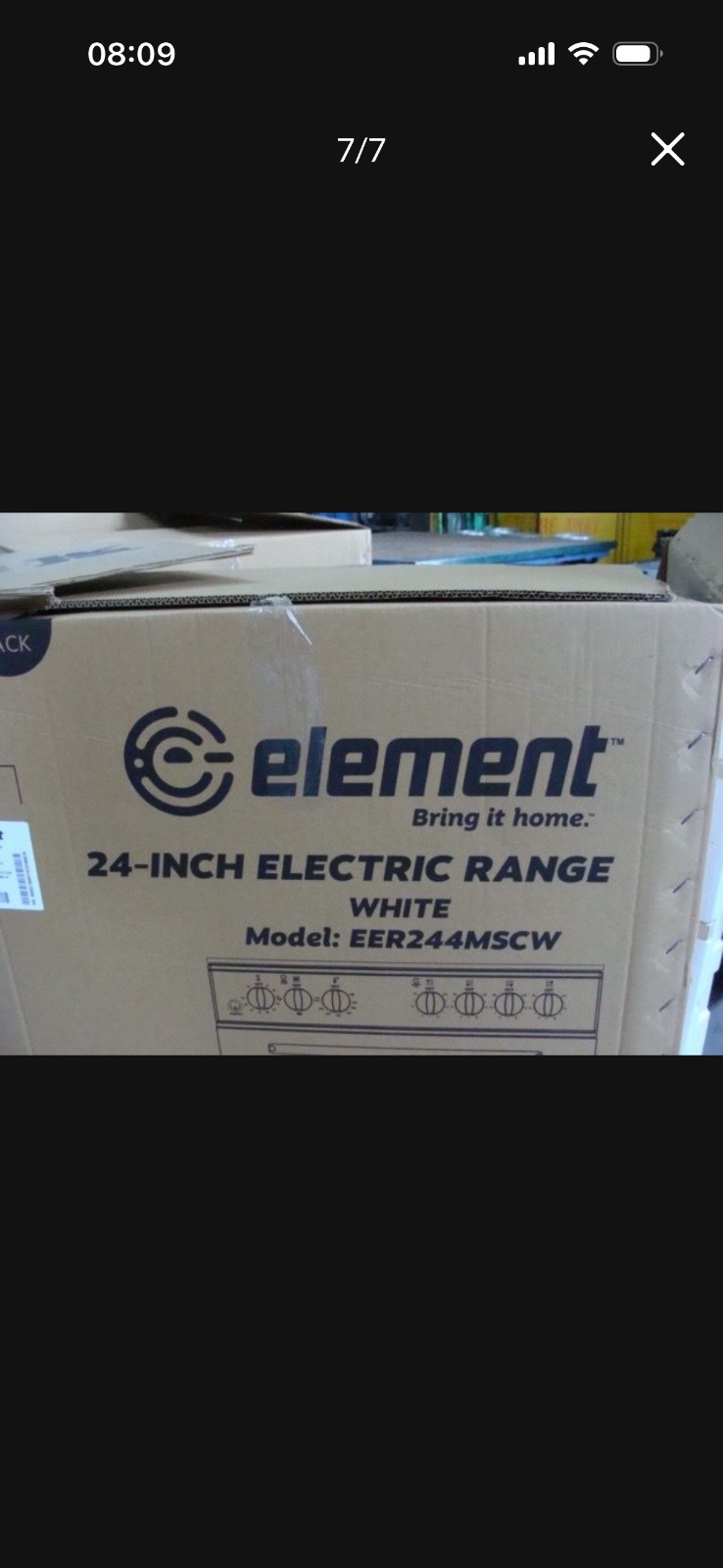 24" Electric Range Oven - New - Bedford Park, IL, photo 2 of 7