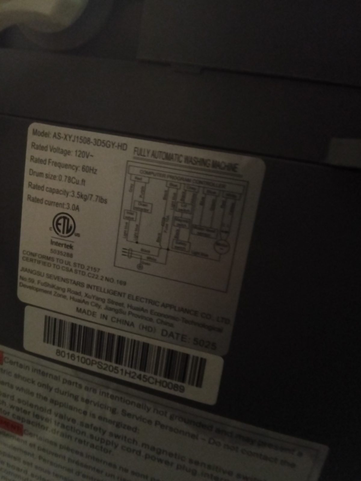 Portable Washing Machine - Good - Little Rock, AR, photo 8 of 8