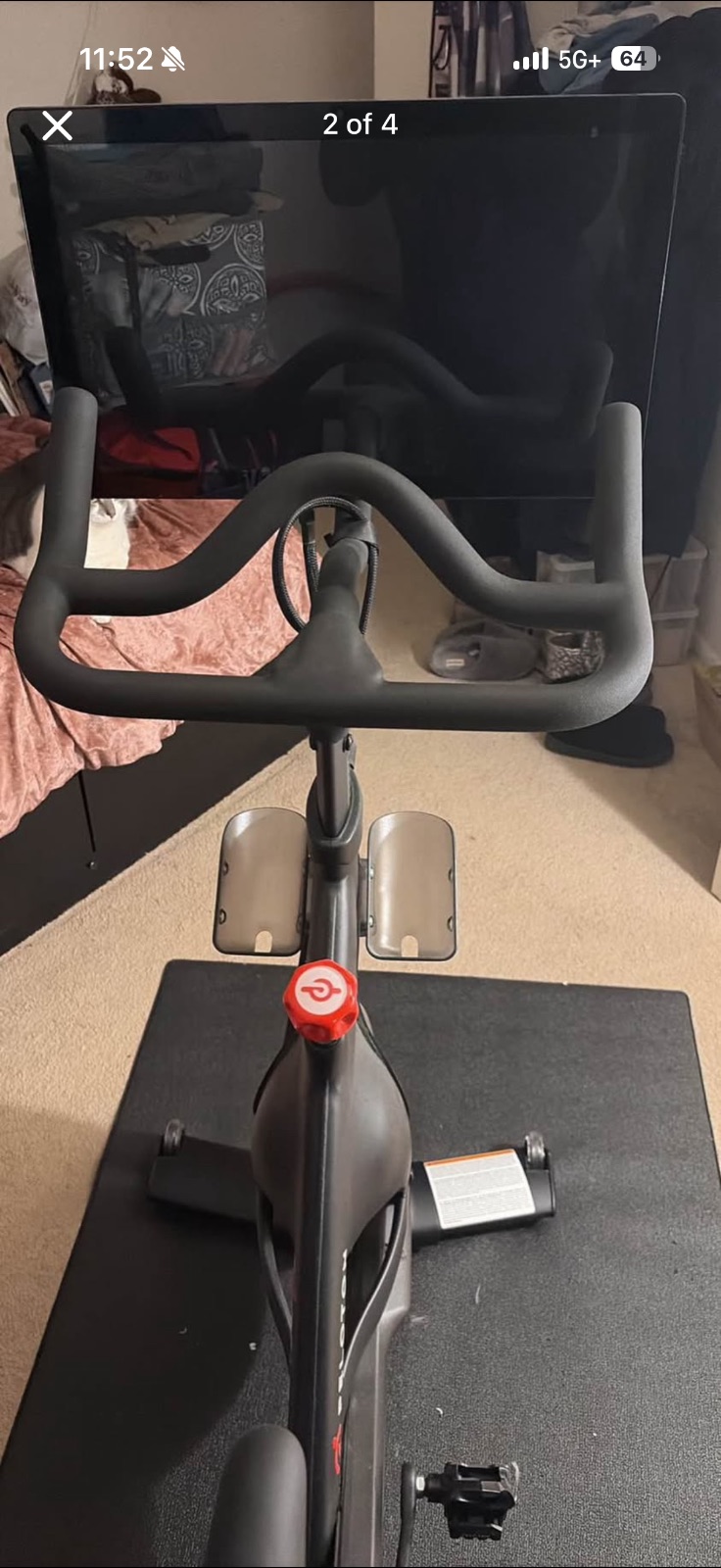 Peloton Bike, Includes Shoes - Excellent - 2024 - Wyomissing, PA, photo 4 of 4