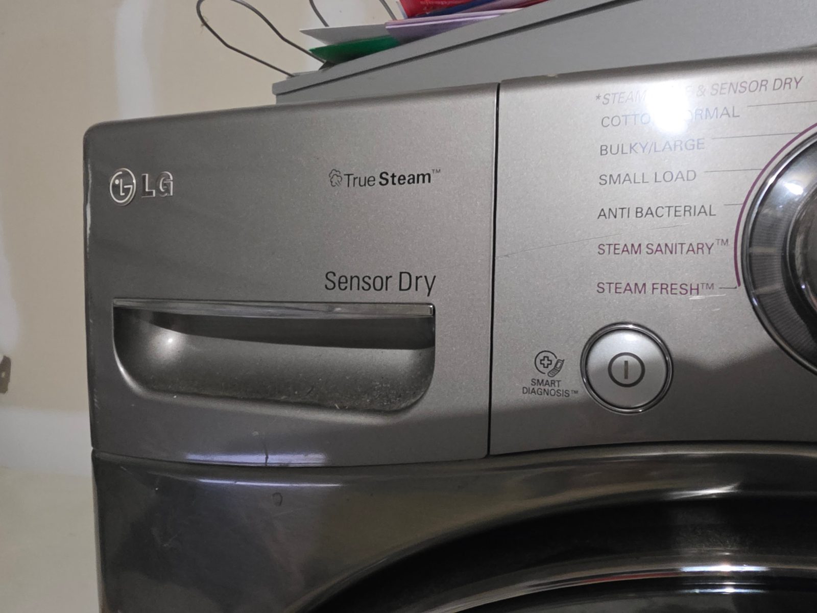 LG Steam Washer & Dryer W/ Pedestal - Fair - Durham, NC, photo 5 of 5