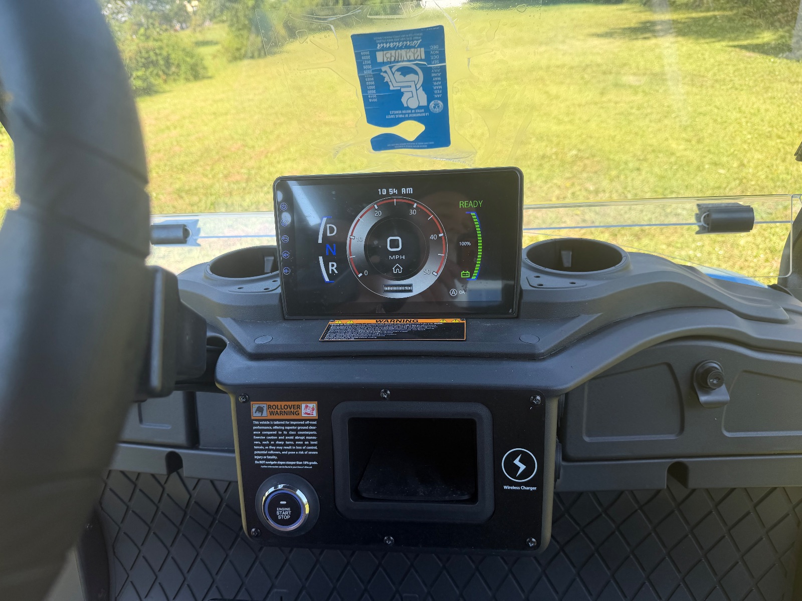 Contender Sport 4 Seat Golf Cart, Lithium Battery, Lifted Blue - Like New - Beaufort, NC, photo 6 of 8