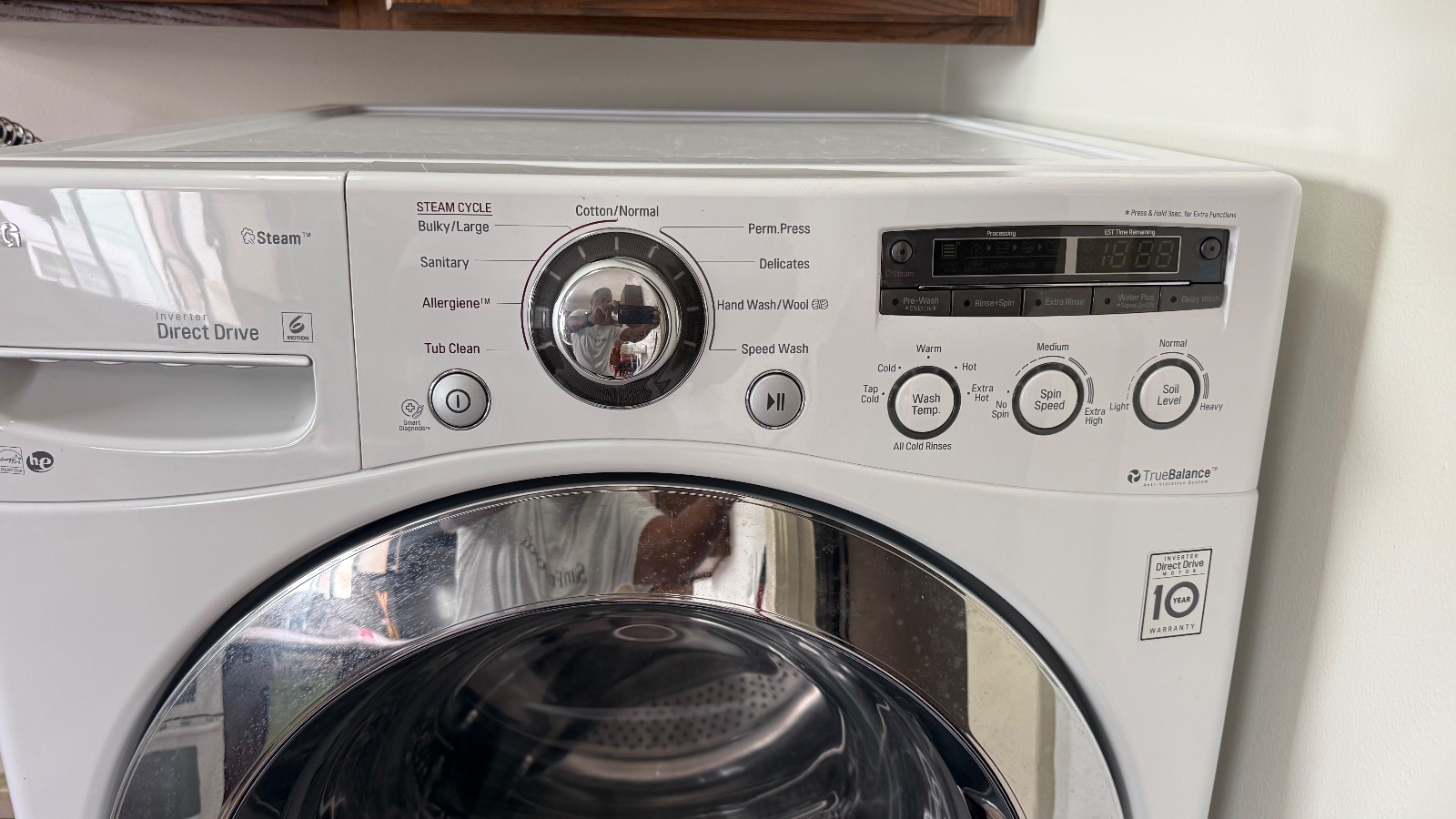 LG WM3250HWA Washer DLEX3250W Dryer Stacked Set - Like New - 2014 – San Francisco, CA, photo 7 of 11