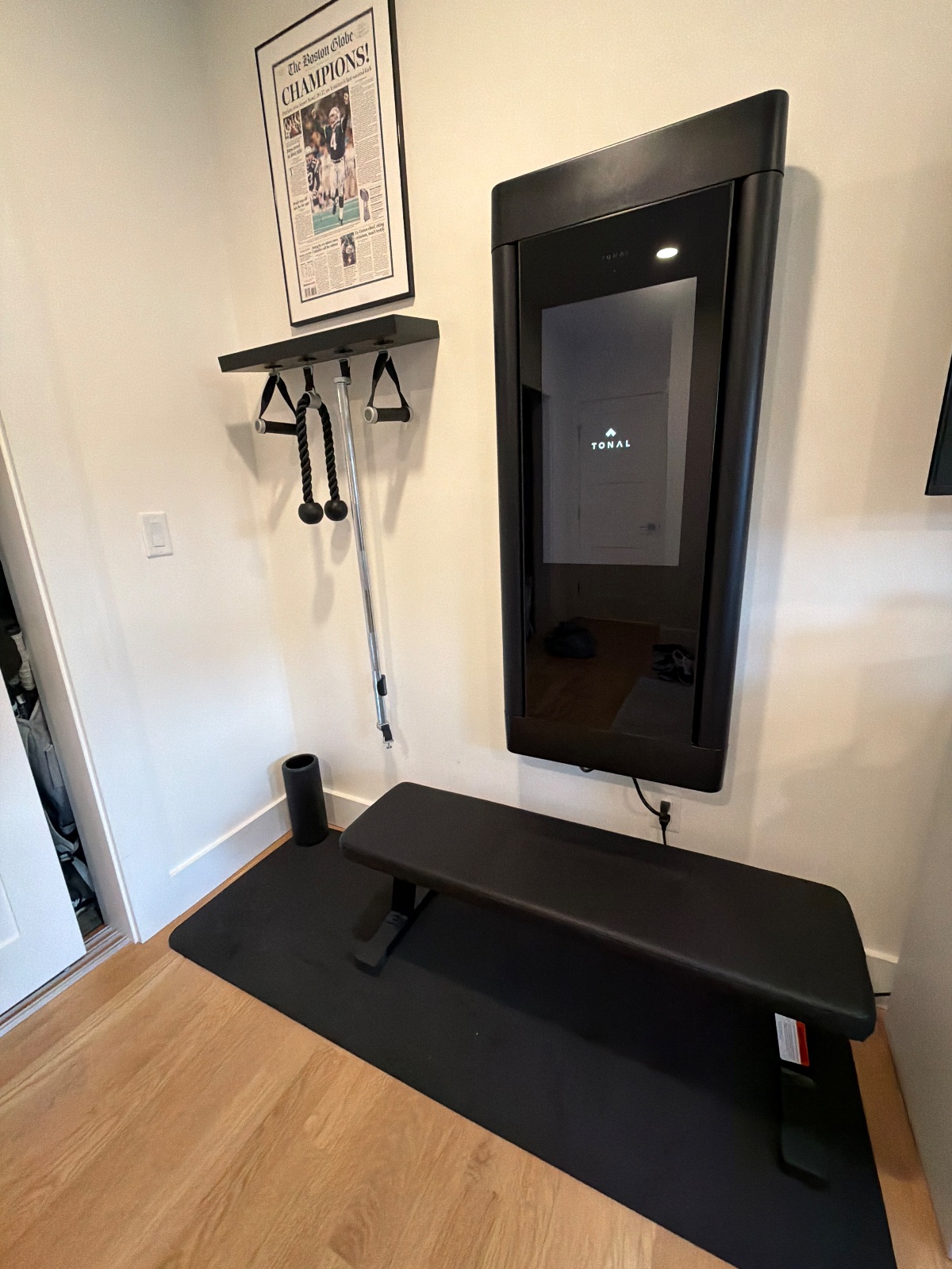 Tonal Smart Gym, Condition, Bench and Bar Included - Good - 2022 – Middlesex County, MA, photo 2 of 2