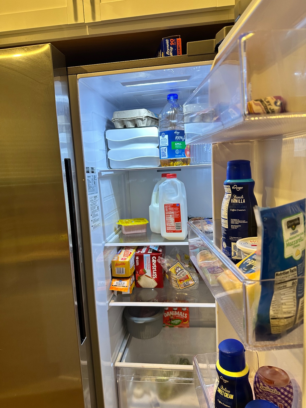 Samsung Side-by-Side Refrigerator, Stainless Steel - Like New - Memphis, TN, photo 3 of 3