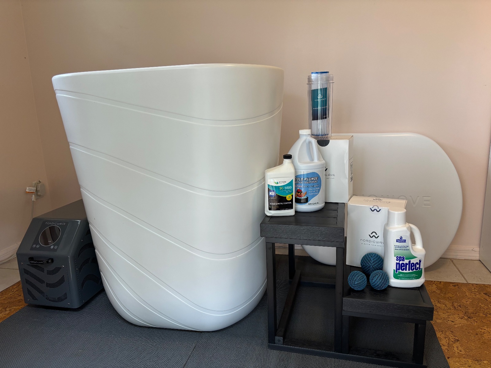 Nordic Wave Viking Premier Cold + Hot Plunge - Like New - Vero Beach, FL, photo 2 of 12