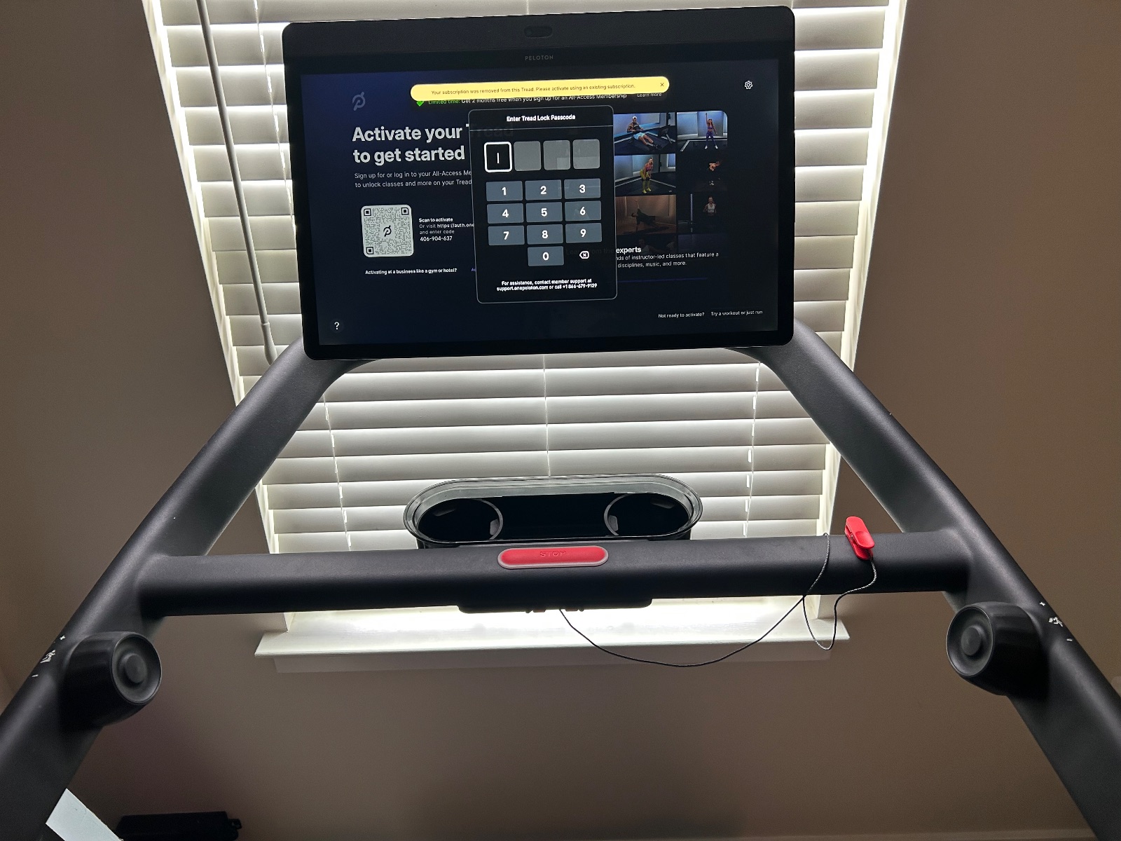 Peloton Tread, Includes Mat - Good - 2021 – Brandywine, MD, photo 4 of 9