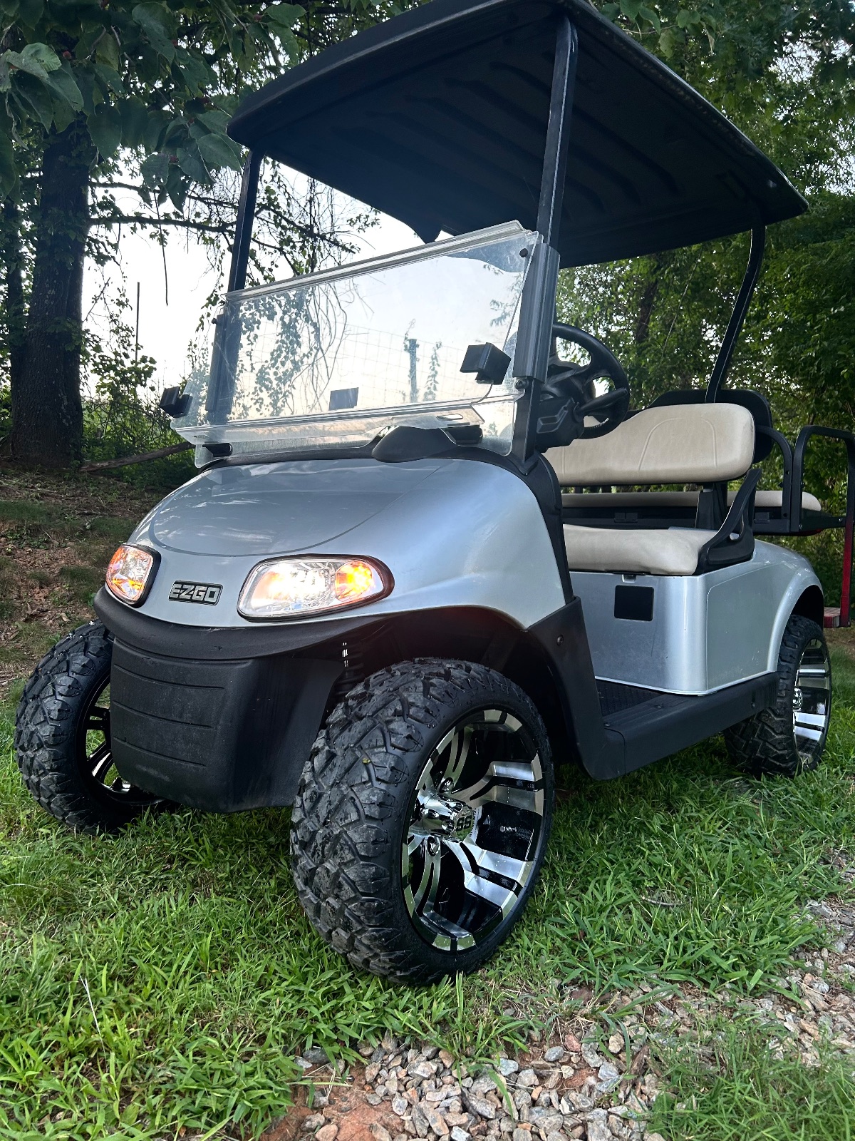 EZ-GO Golf Cart Upgraded Wheels and Tires - Like New - High Point, NC, photo 2 of 4