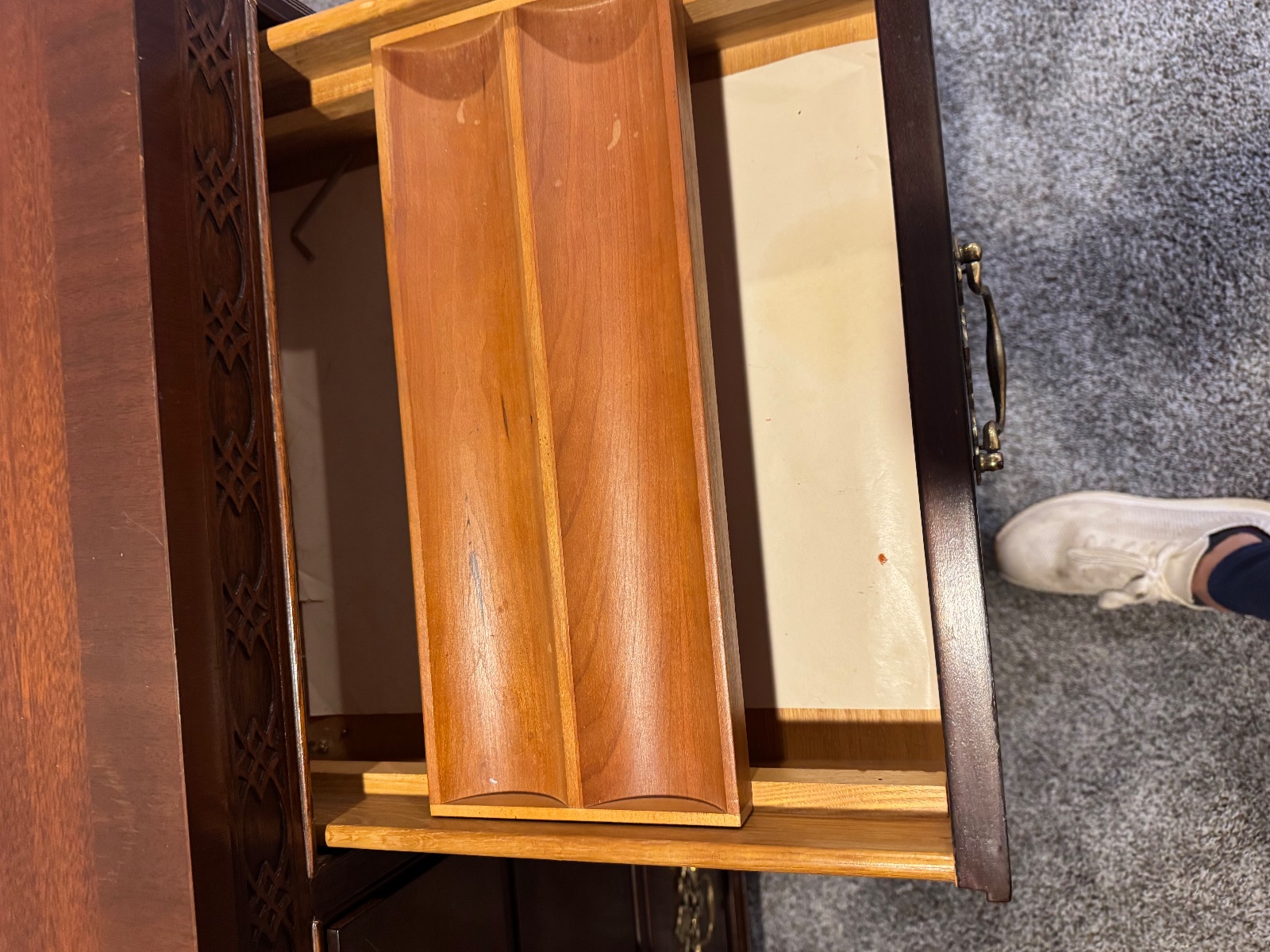 Baker Chippendale Mahogany 7 Drawer Dresser - Good - Houlton, WI, photo 4 of 6