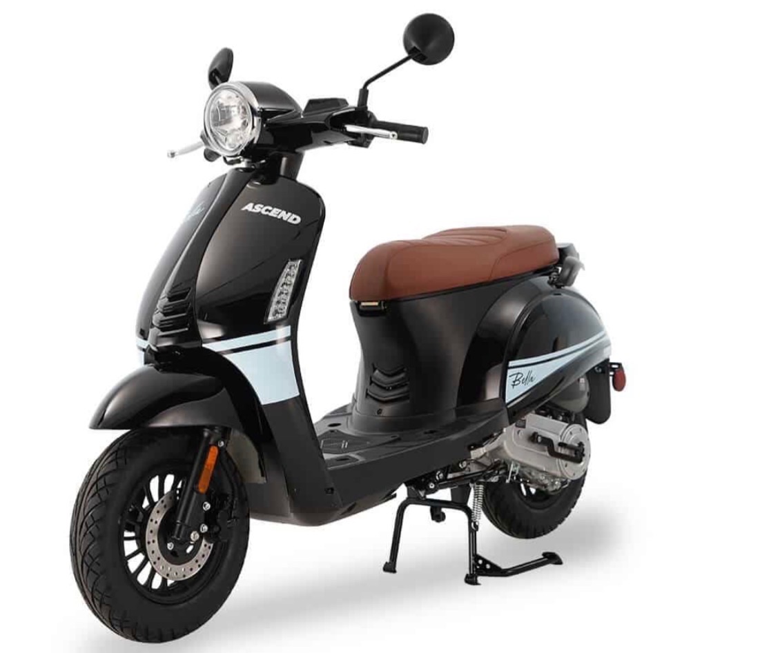 Bella Gas Moped, Brown Seat - Like New – Arlington, TX, photo 3 of 3