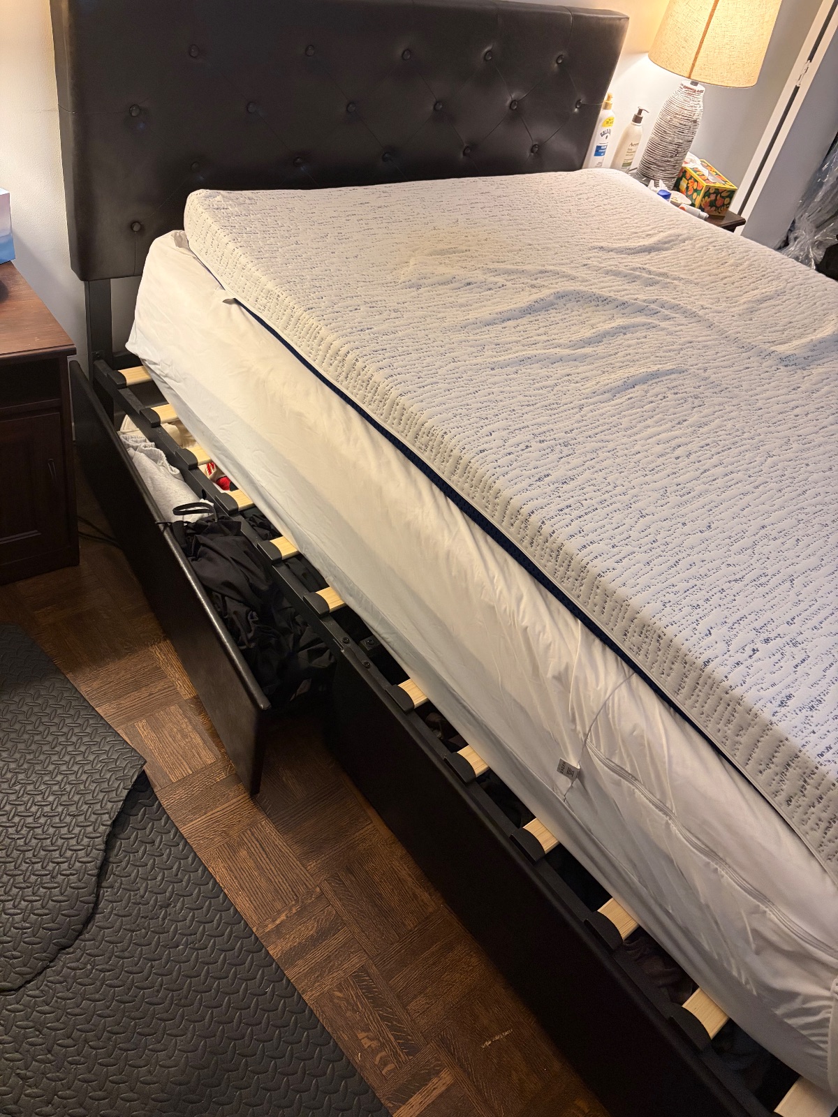 Bob-O-Pedic Copper Sport Gel Queen Mattress - Like New - New York, NY, photo 6 of 8