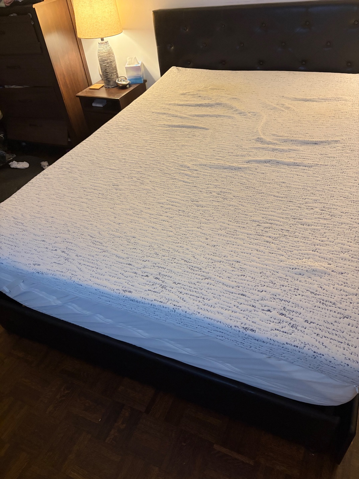 Wayfair Queen Bed Frame with Storage - Like New - New York, NY, photo 5 of 5