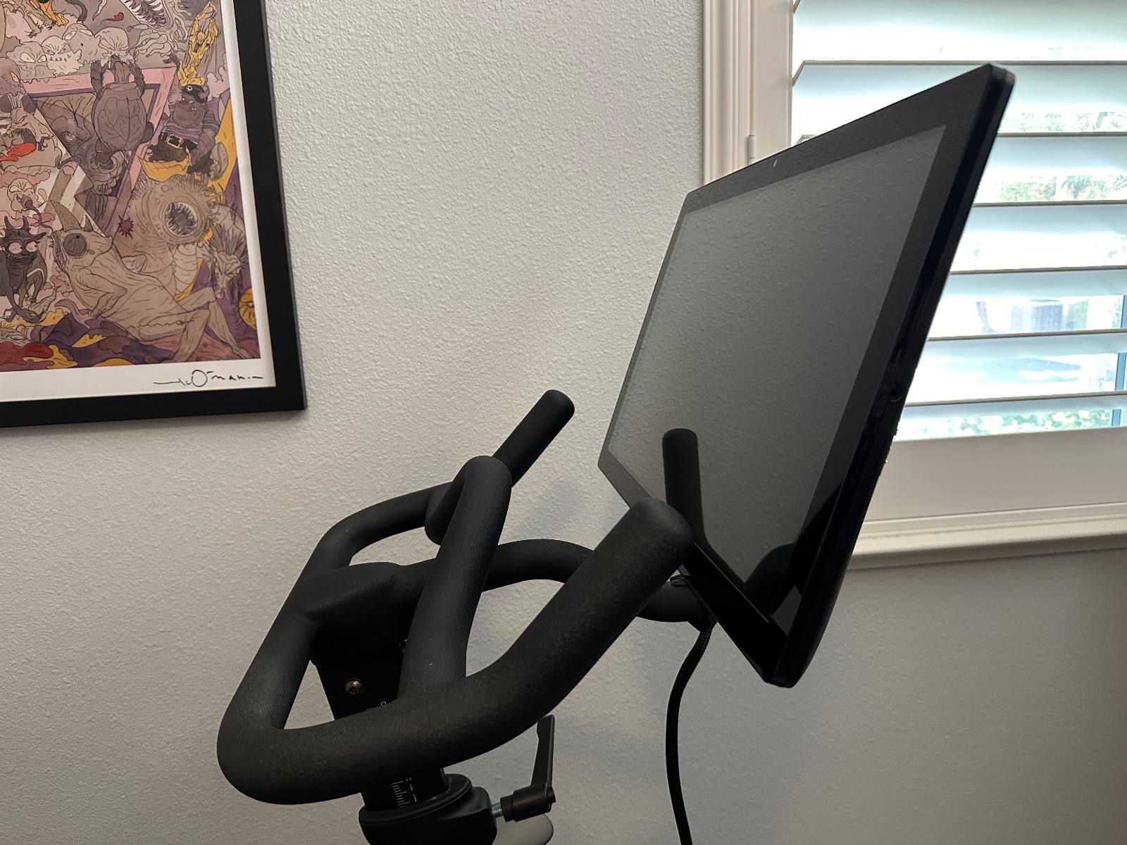 Peloton Bike, Includes Weights - Very Good - 2021 – Clovis, CA, photo 2 of 12