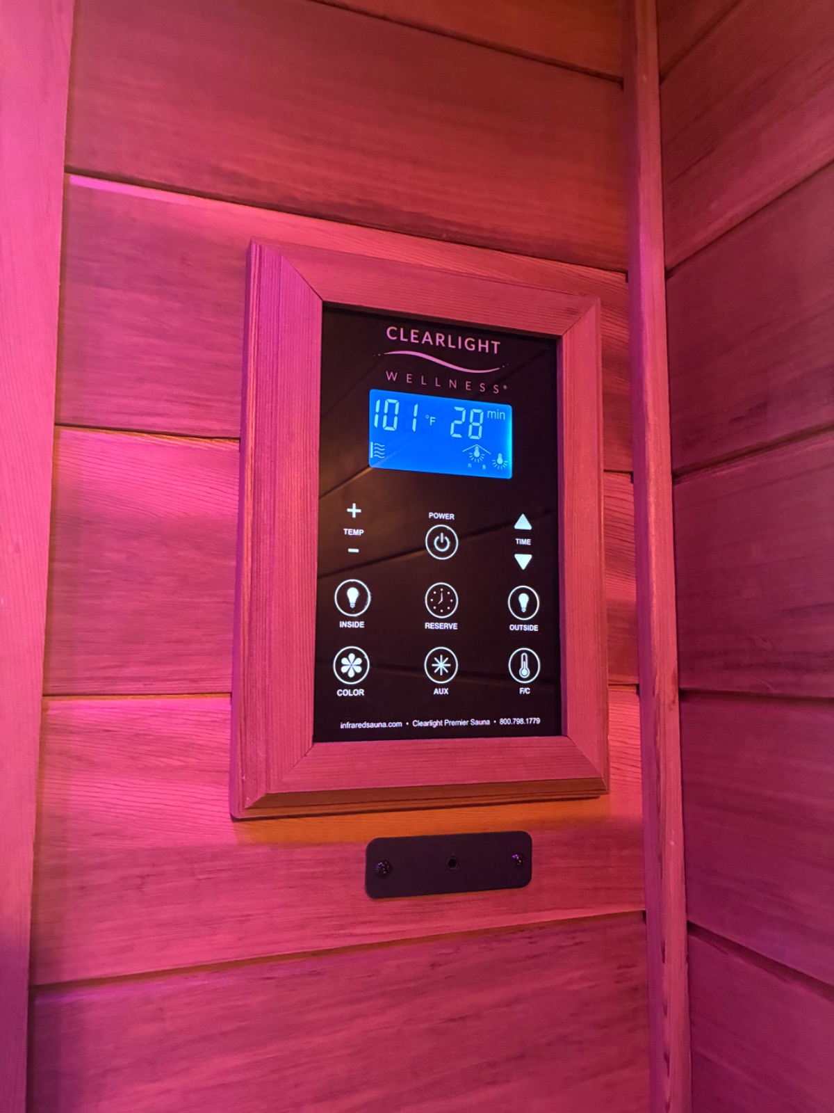 2023 Clearlight Premier 2 Infrared Sauna, Low EMF, Bluetooth Speakers, Spa Lighting – Columbia, MO, photo 5 of 5
