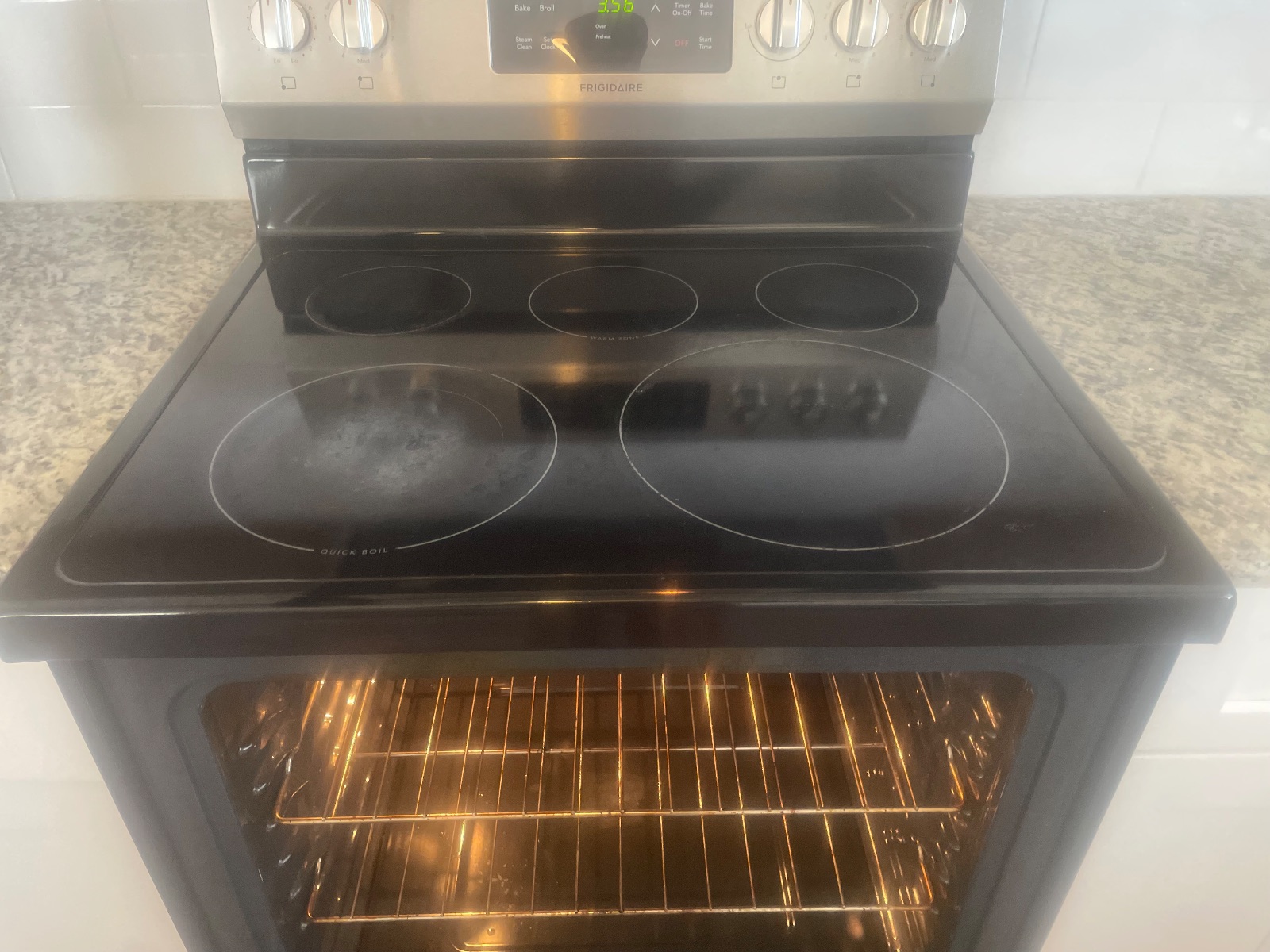 Frigidaire Side-by-Side Refrigerator, Stainless Steel - Excellent - 2022 – Decatur, GA, photo 6 of 12